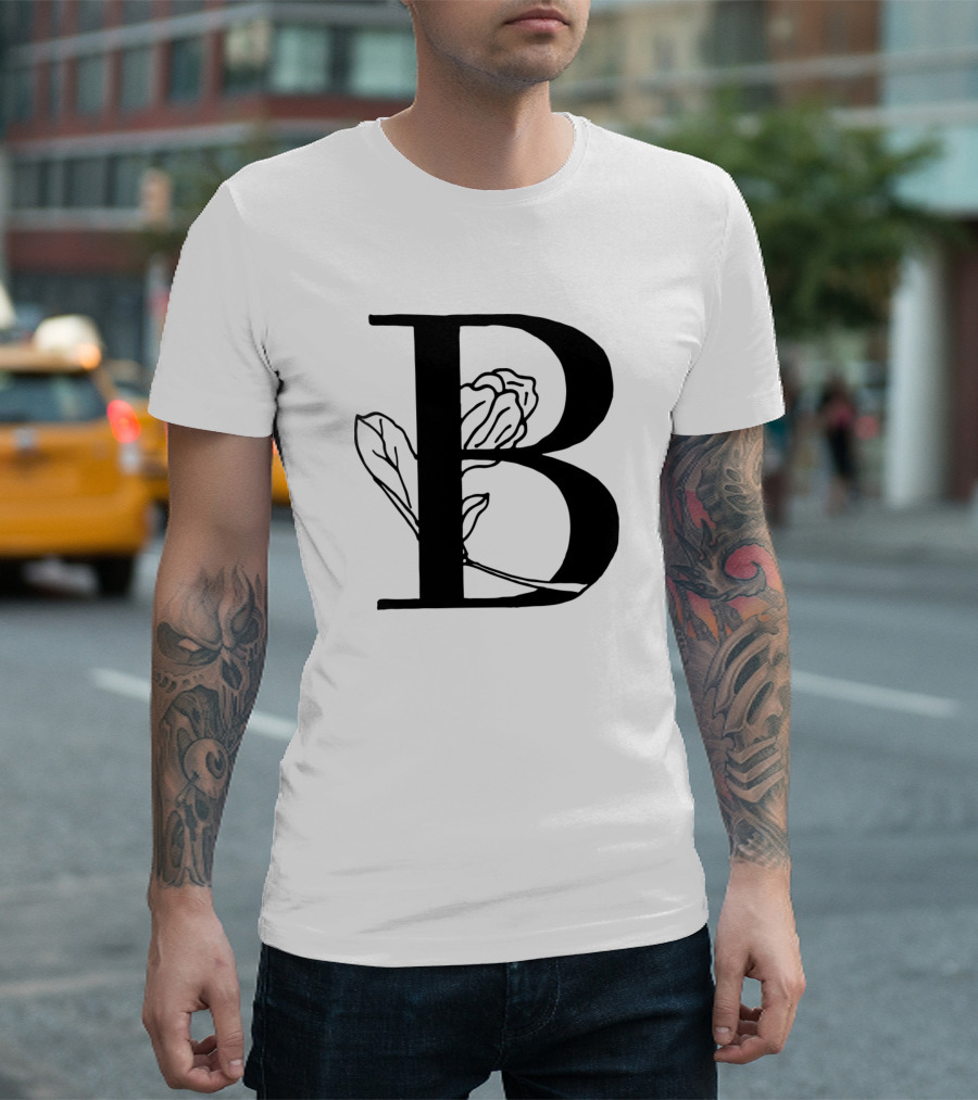 B with Rose T-Shirt