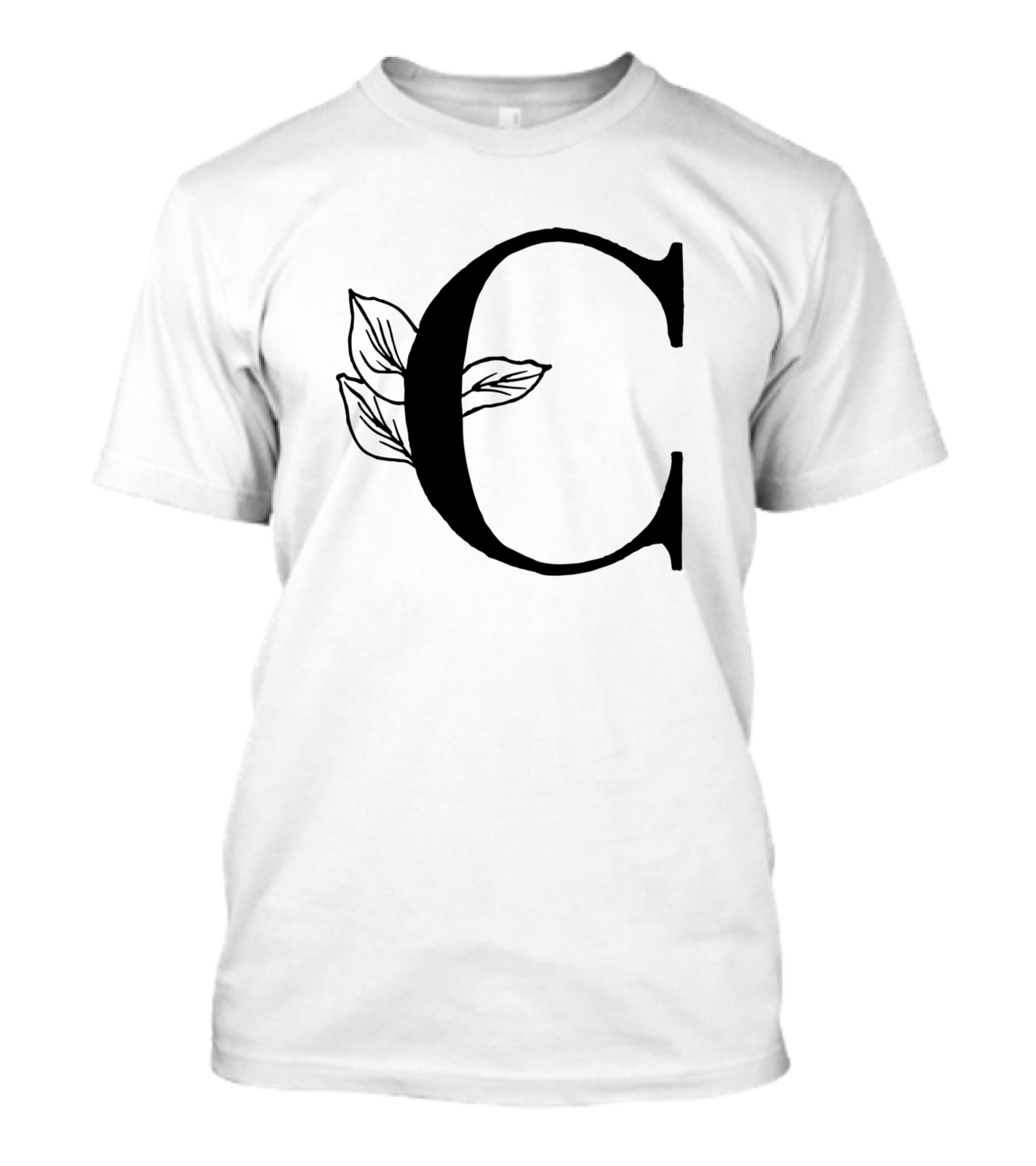 C Monogram Rose Leaf T-Shirt