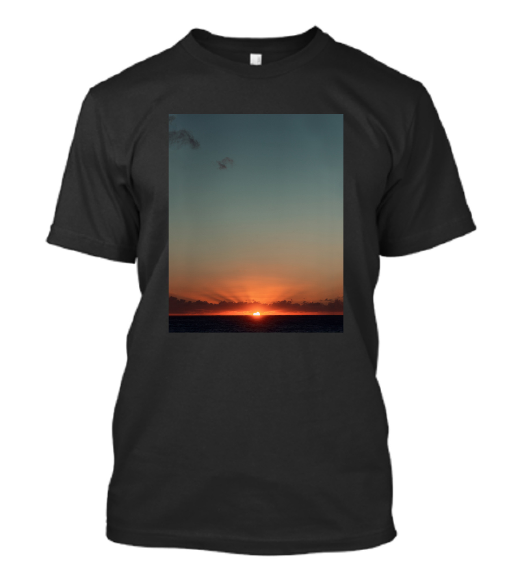 Magical Sunset On The Horizon With Ocean View T-Shirt