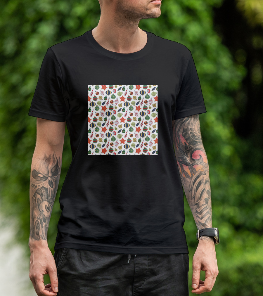 Bg Baubles Colorful Festive T-Shirt