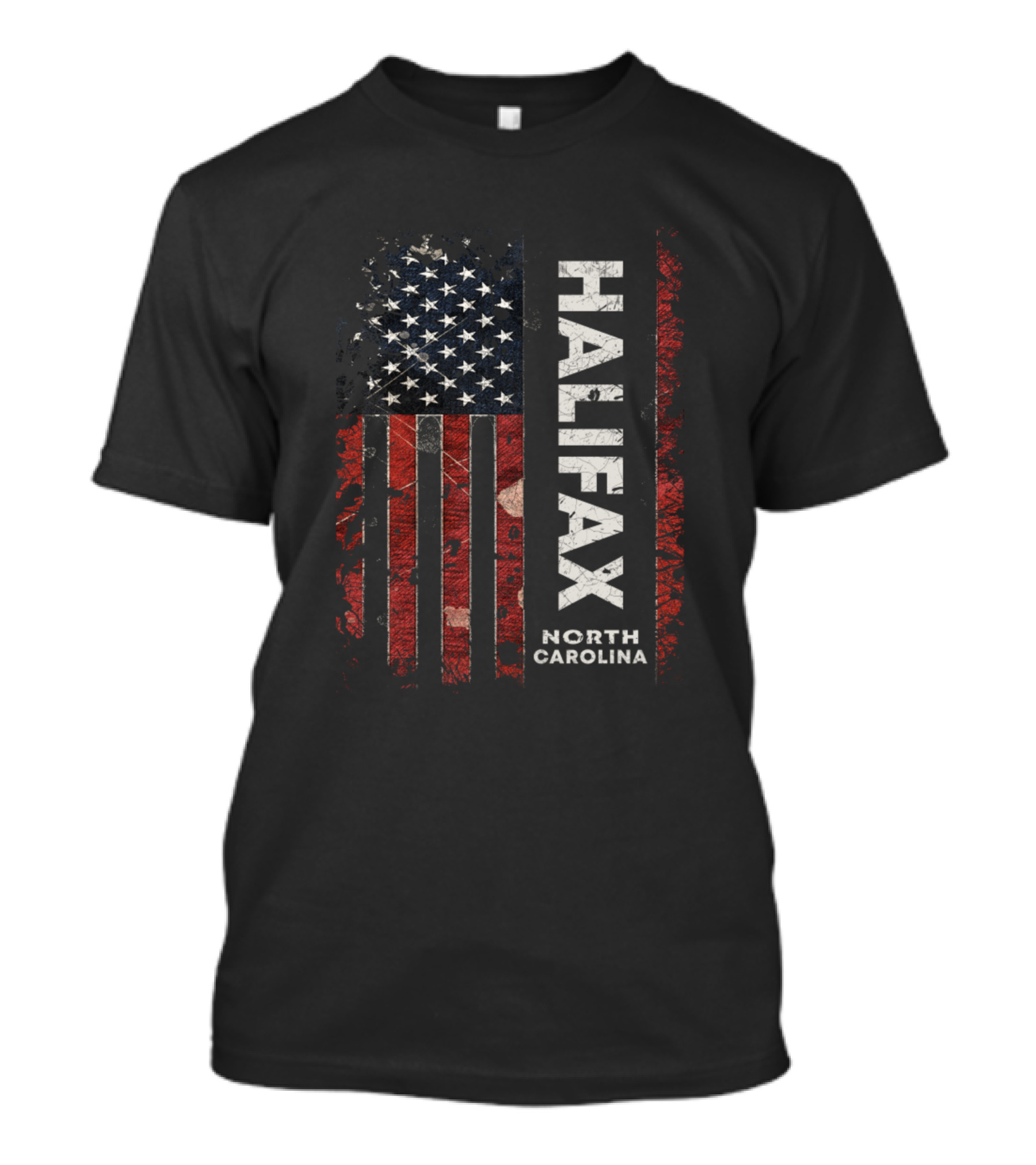 Halifax North Carolina American Flag Vintage T-Shirt