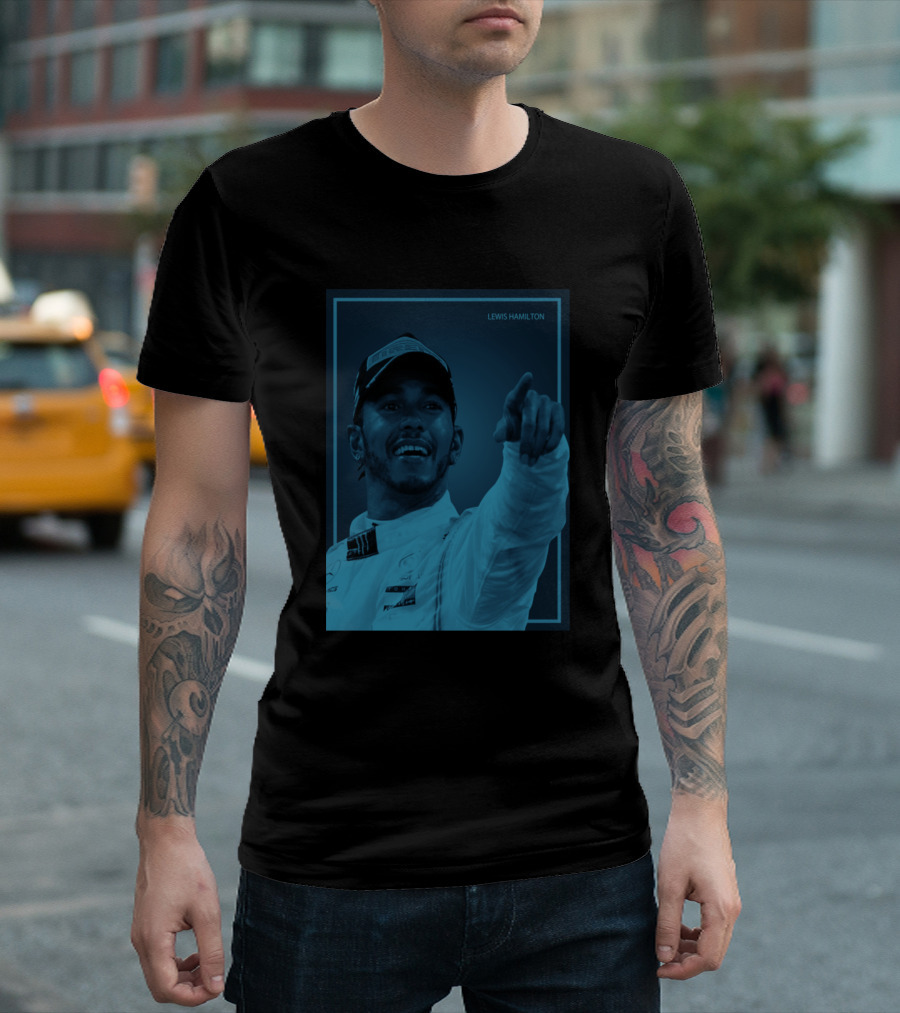 Lewis Hamilton Racing Champion Enthusiasm T-Shirt