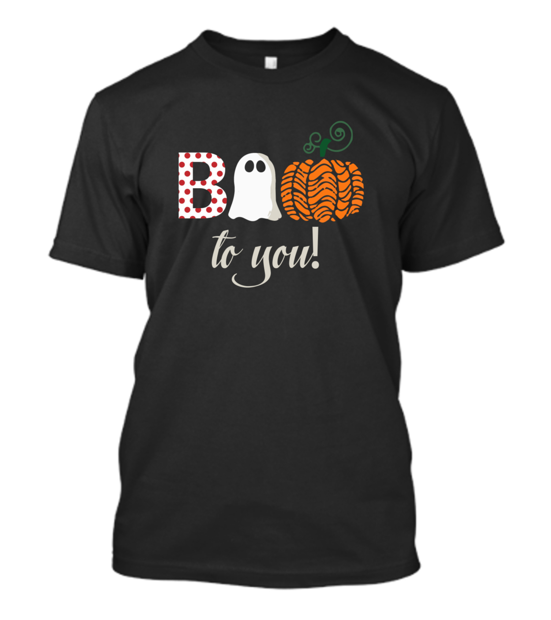 Boo To You Ghost Pumpkin Halloween T-Shirt