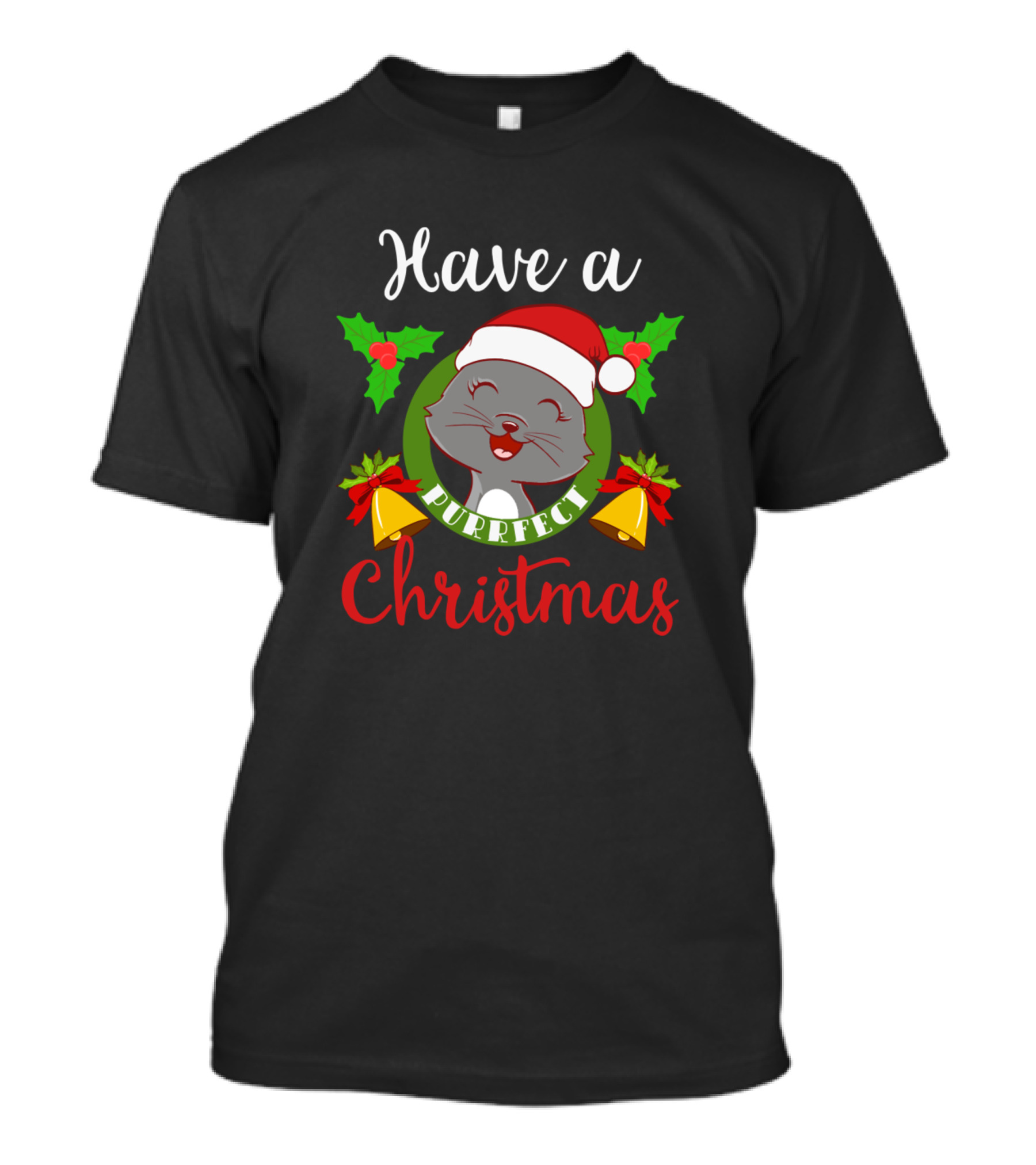 Have A Purrfect Christmas Cat Cats Pet Animal T-Shirt