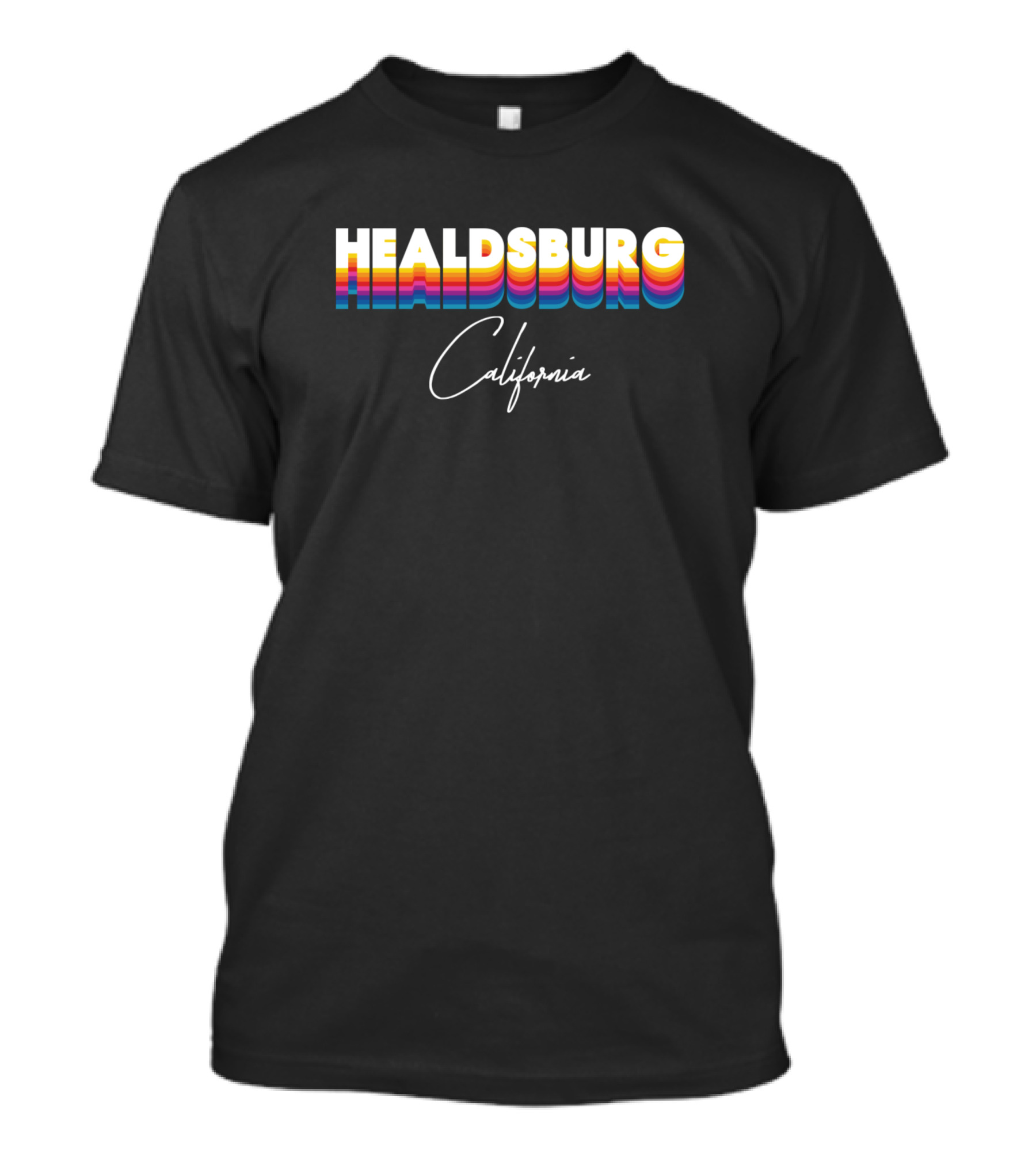 Healdsburg California Retro Vintage Clothing T-Shirt