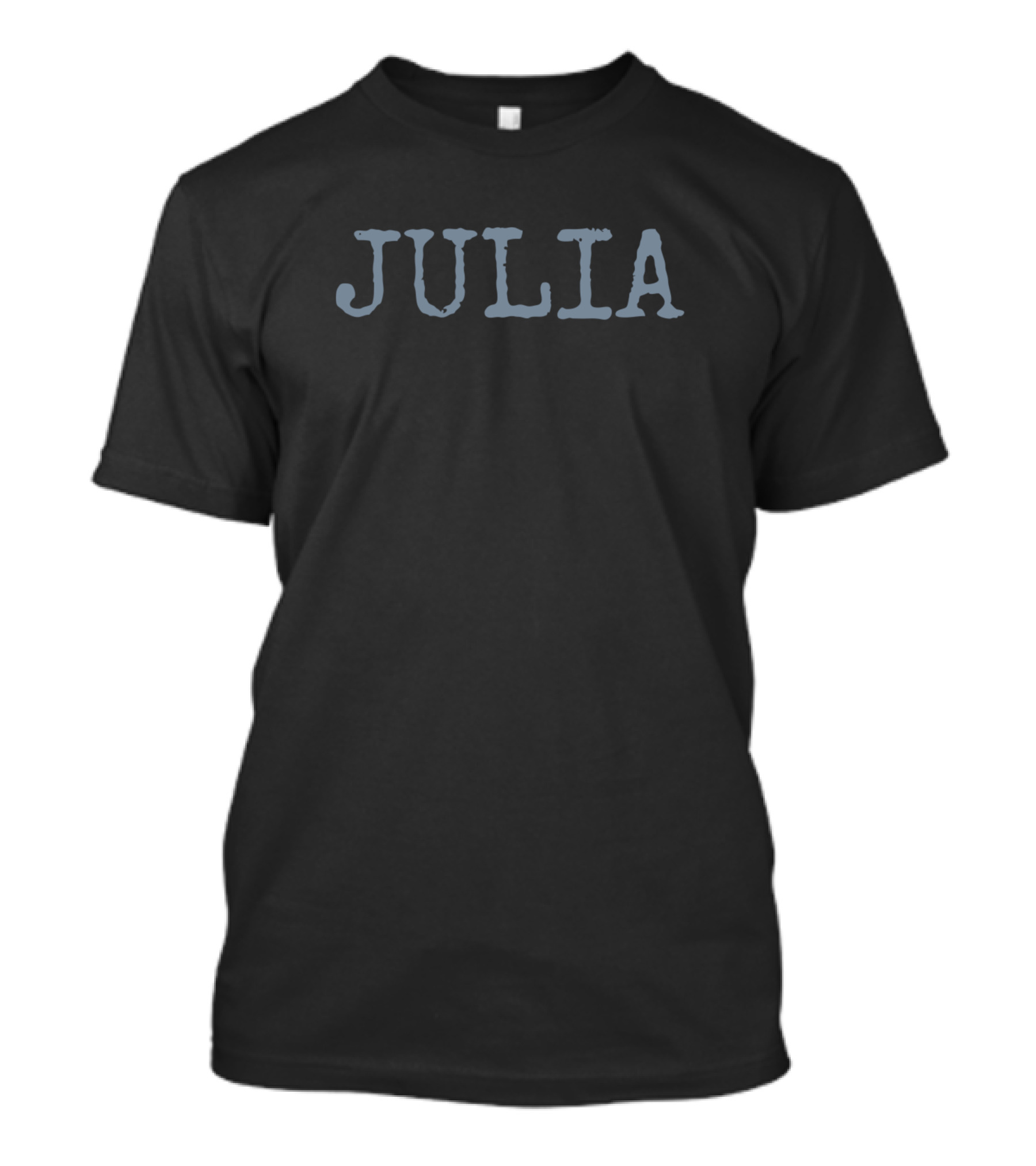 JULIA Text Bold Simple T-Shirt