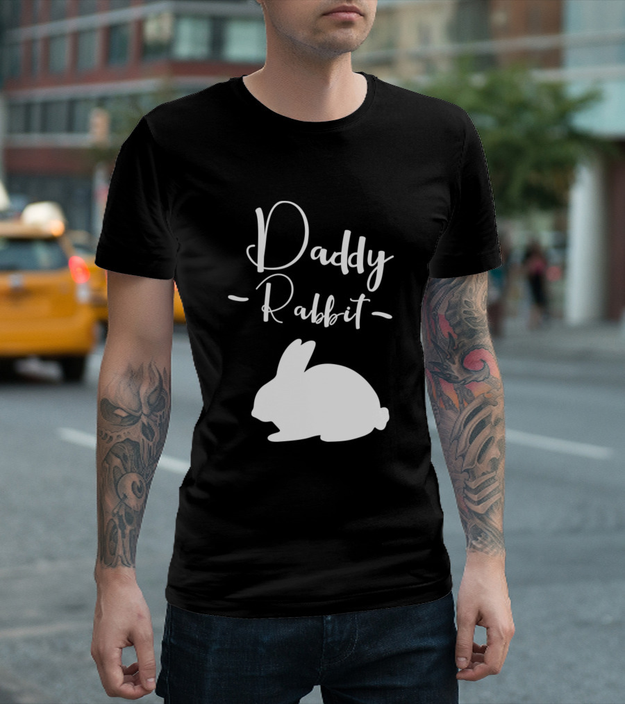 Papa Hase Daddy Rabbit Mutterschaft Familie T-Shirt