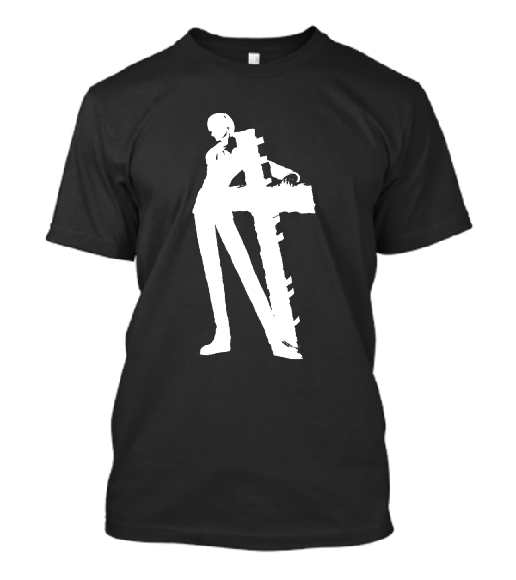 Tr Stylish Silhouette Leaning On Cross T-Shirt
