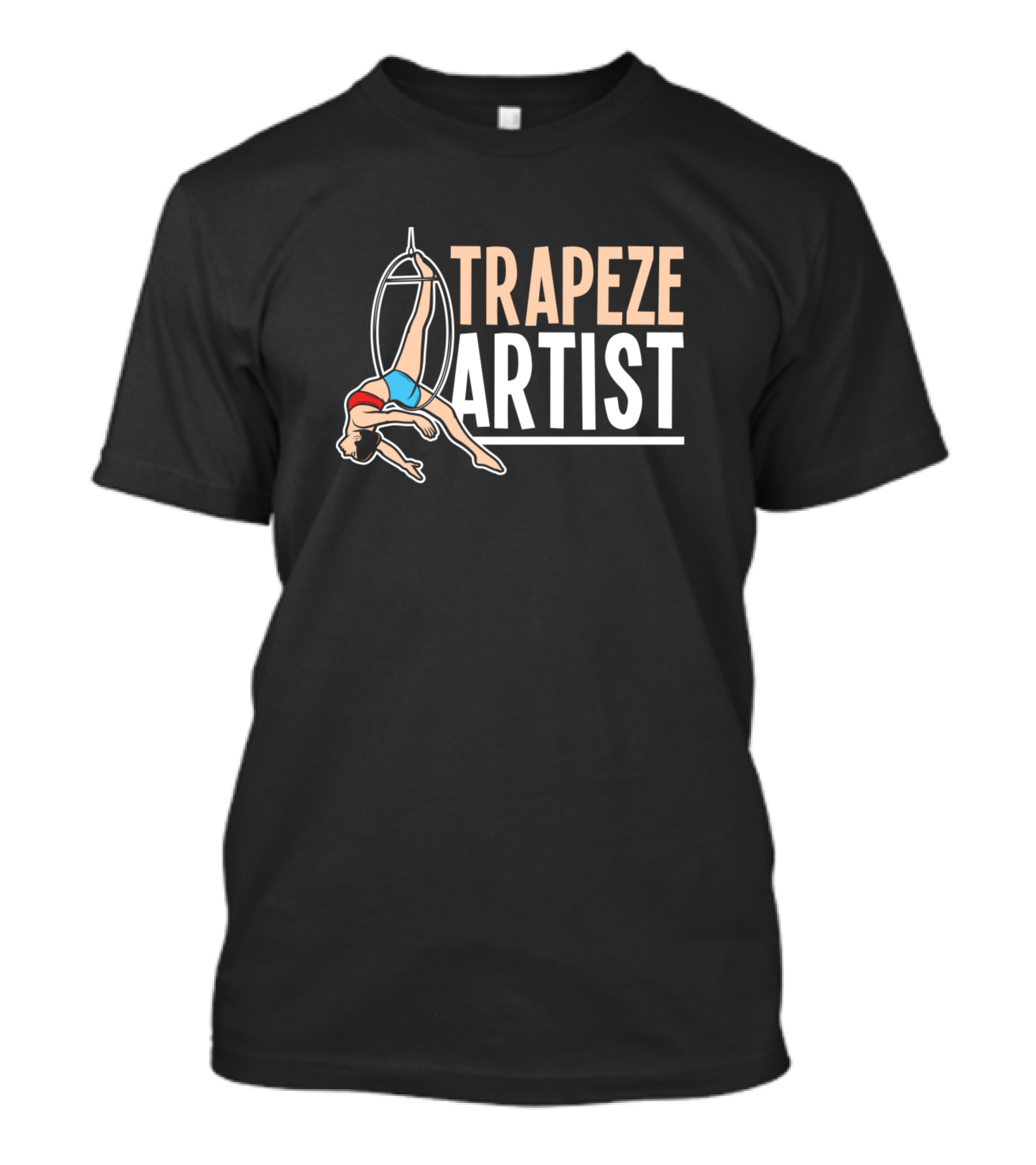 Trapeze Artist Vintage Circus Birthday Party Performer T-Shirt