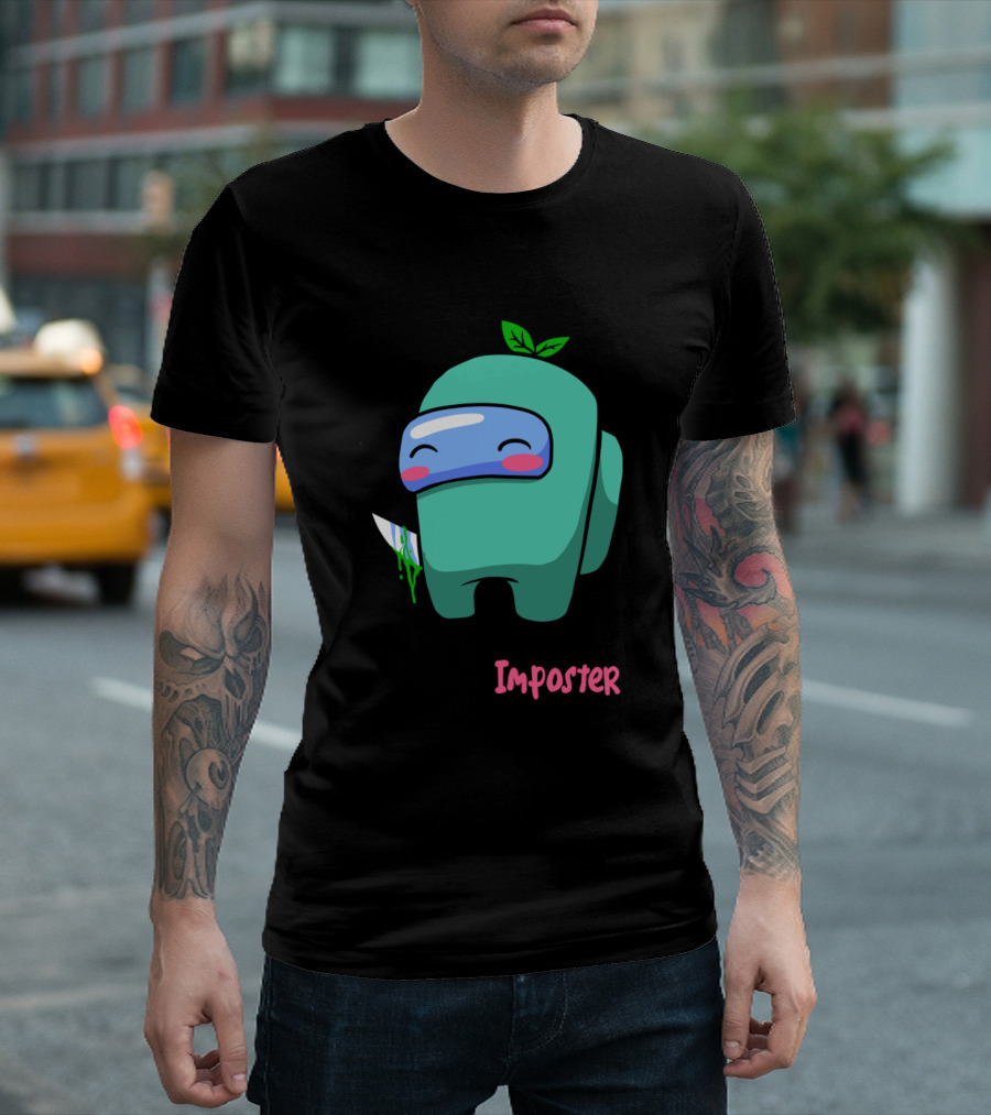 Trust Me I'm Not Imposter Among Us Character With Knife T-Shirt