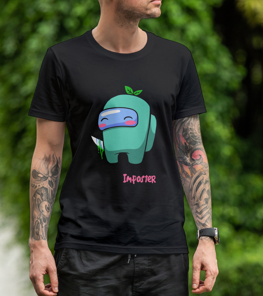 Trust Me I'm Not Imposter Among Us Character With Knife T-Shirt