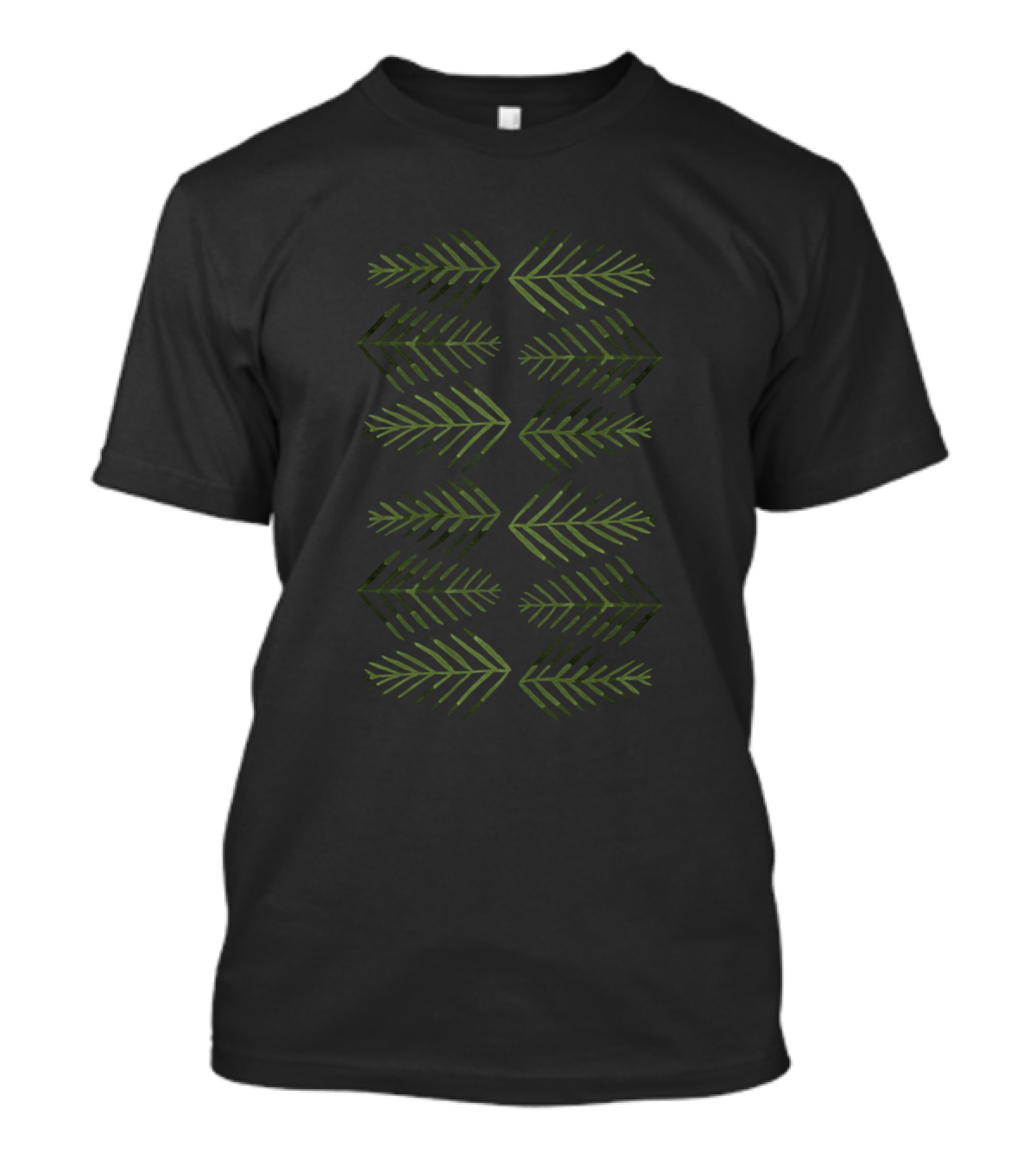 Watercolor Sap Green Pine Trees T-Shirt