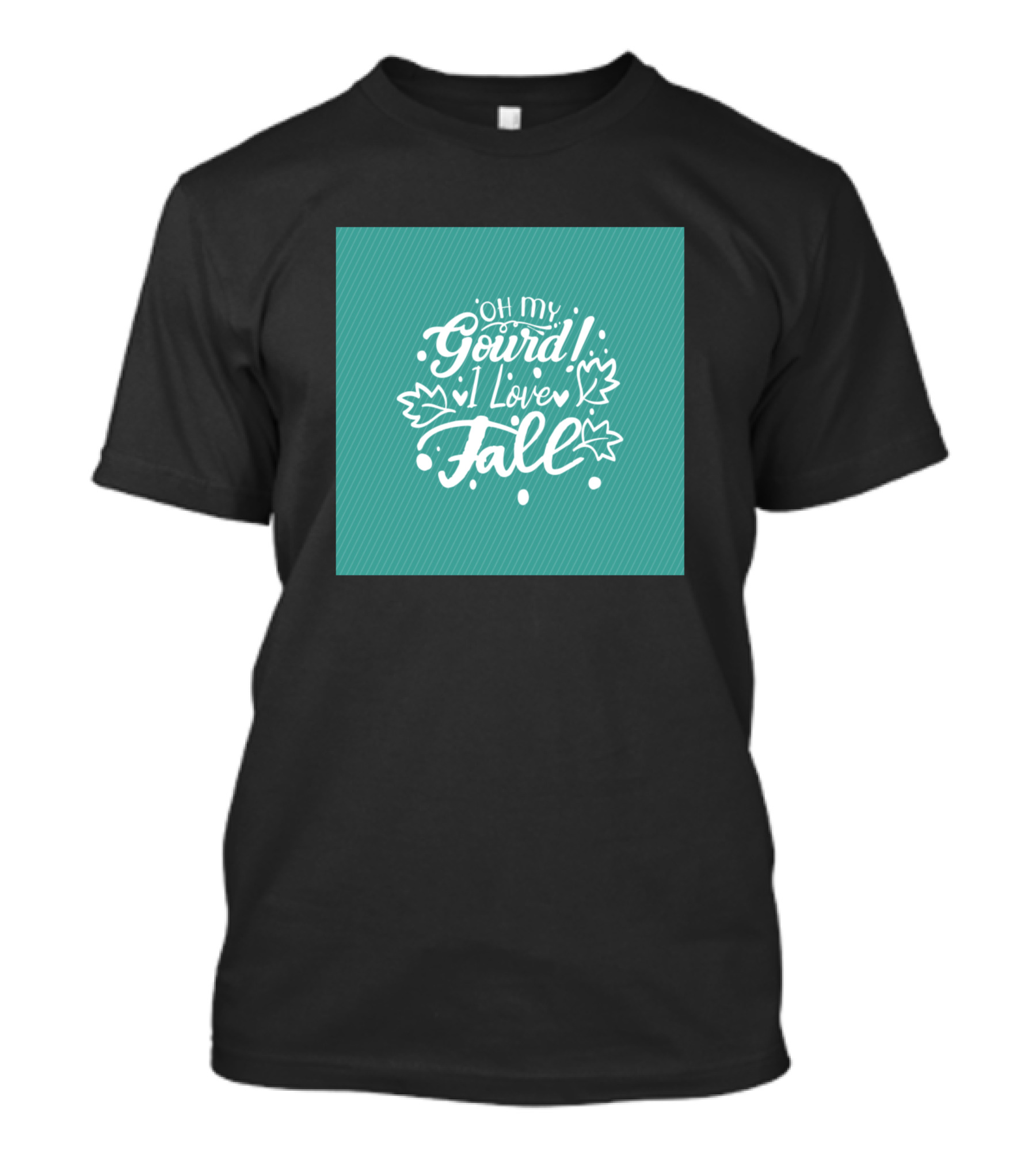 Oh My Gourd I Love Fall Leaves And Dots T-Shirt