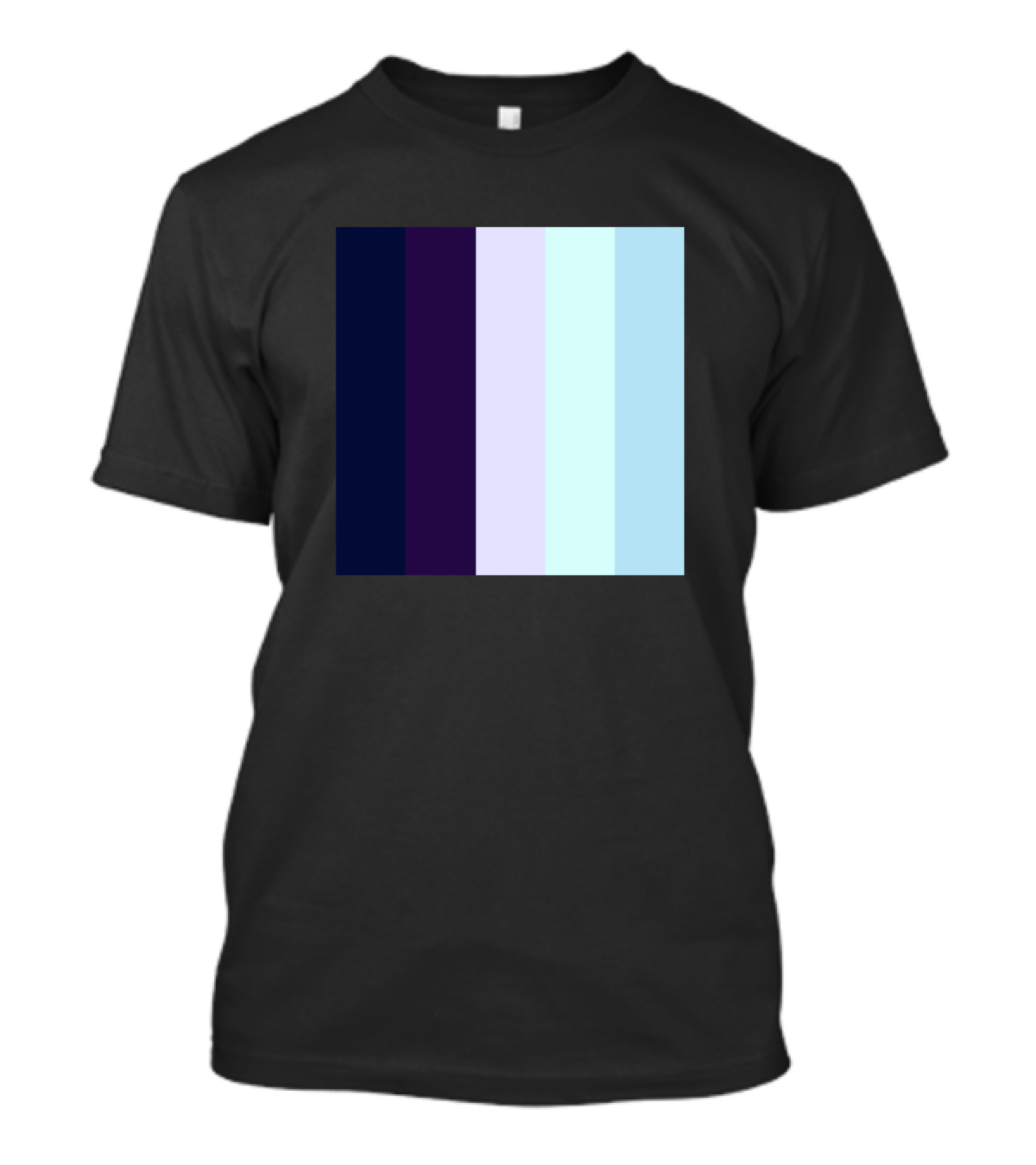 Plain Pastel Solid Colors Palette Combinations Pas Cool Tones T-Shirt