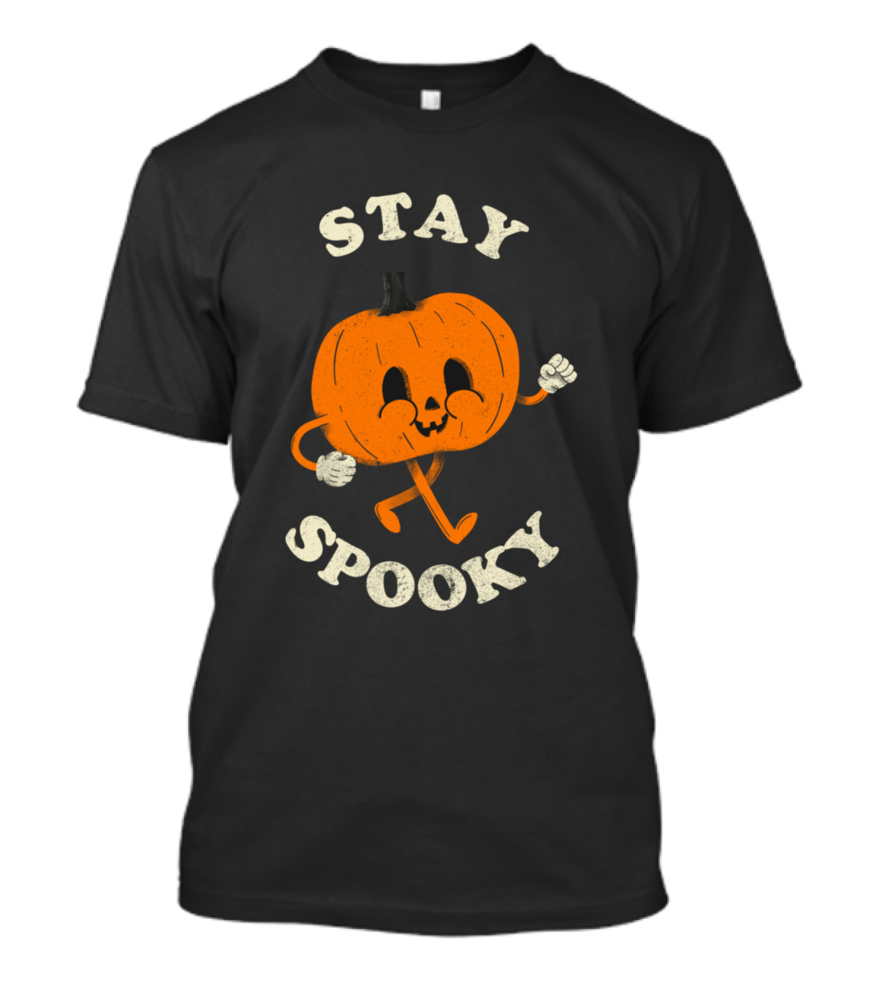 Stay Spooky Cute Jack-o'-Lantern Cartoon T-Shirt