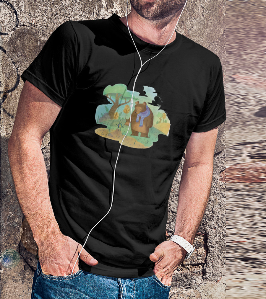 The Bears: Cozy Autumn Stroll In A Forest T-Shirt