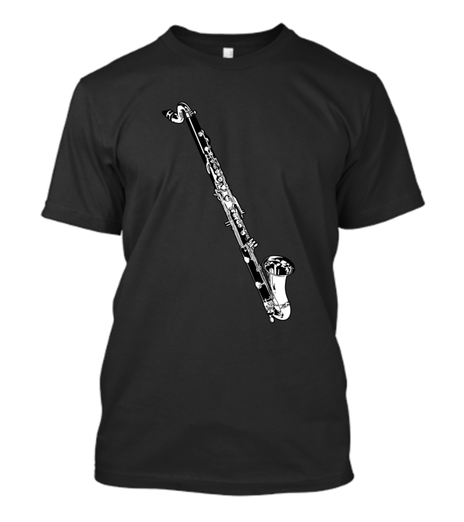 Vintage Bass Clarinet Orchestra Retro Bass Instrument T-Shirt