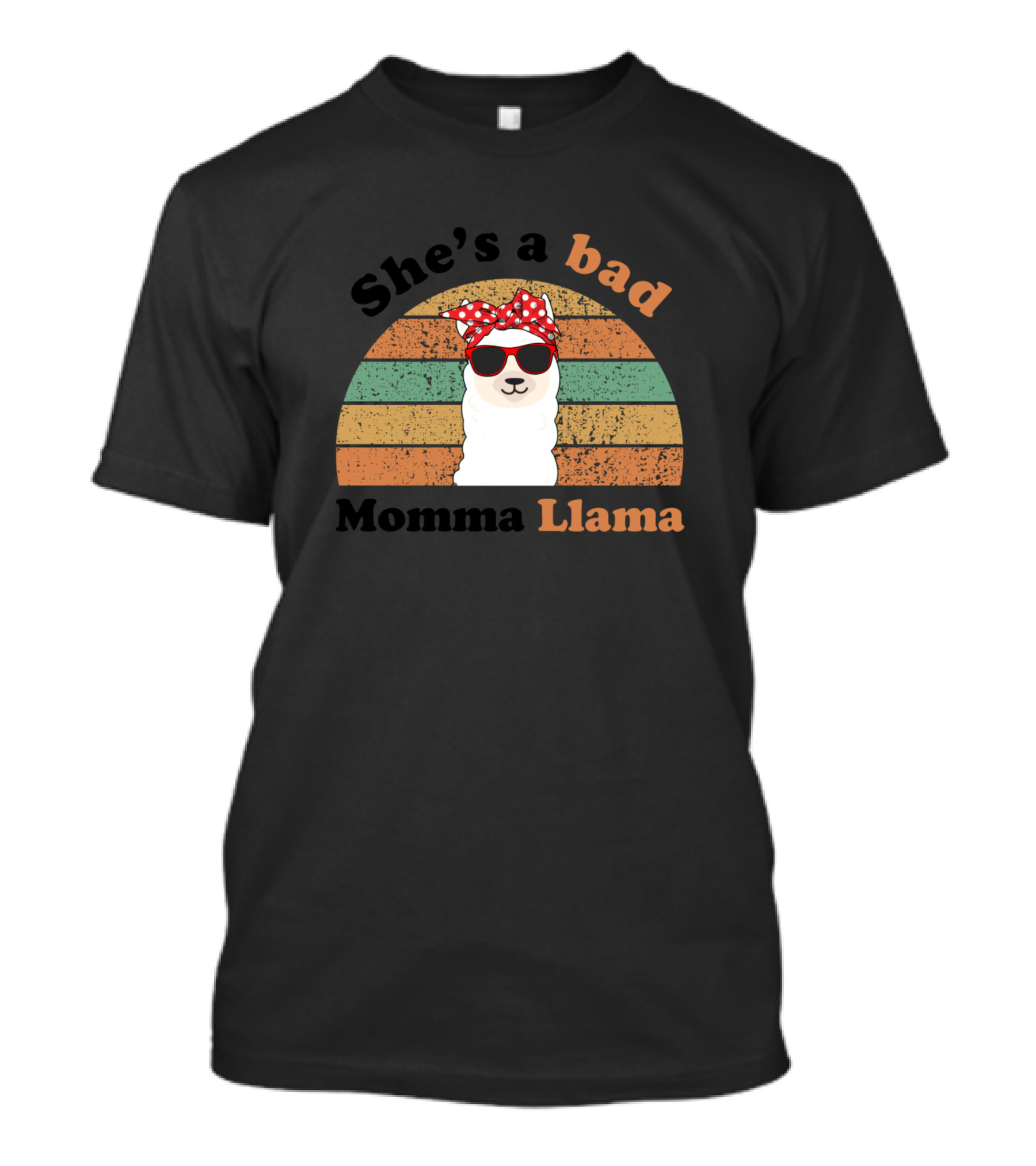 She's A Bad Momma Llama T-Shirt