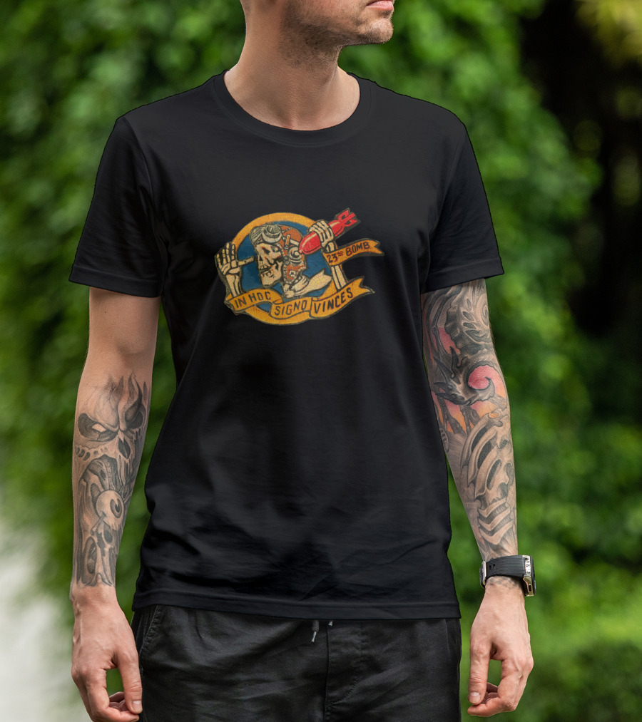 23Rd Bomb Group In Hoc Signo Vinces Patch T-Shirt