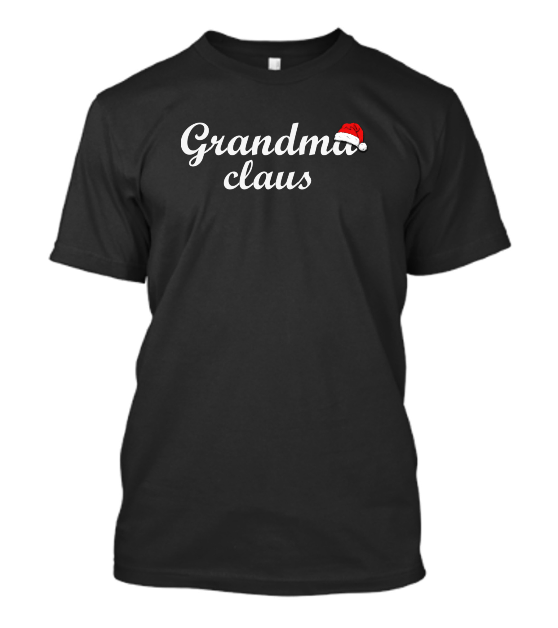 Grandma Claus Christmas Santa Hat T-Shirt