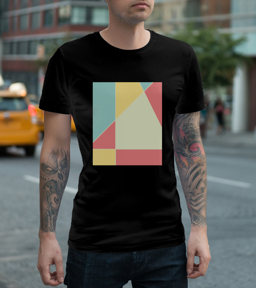 Color Boom Geometric Pattern Order T-Shirt