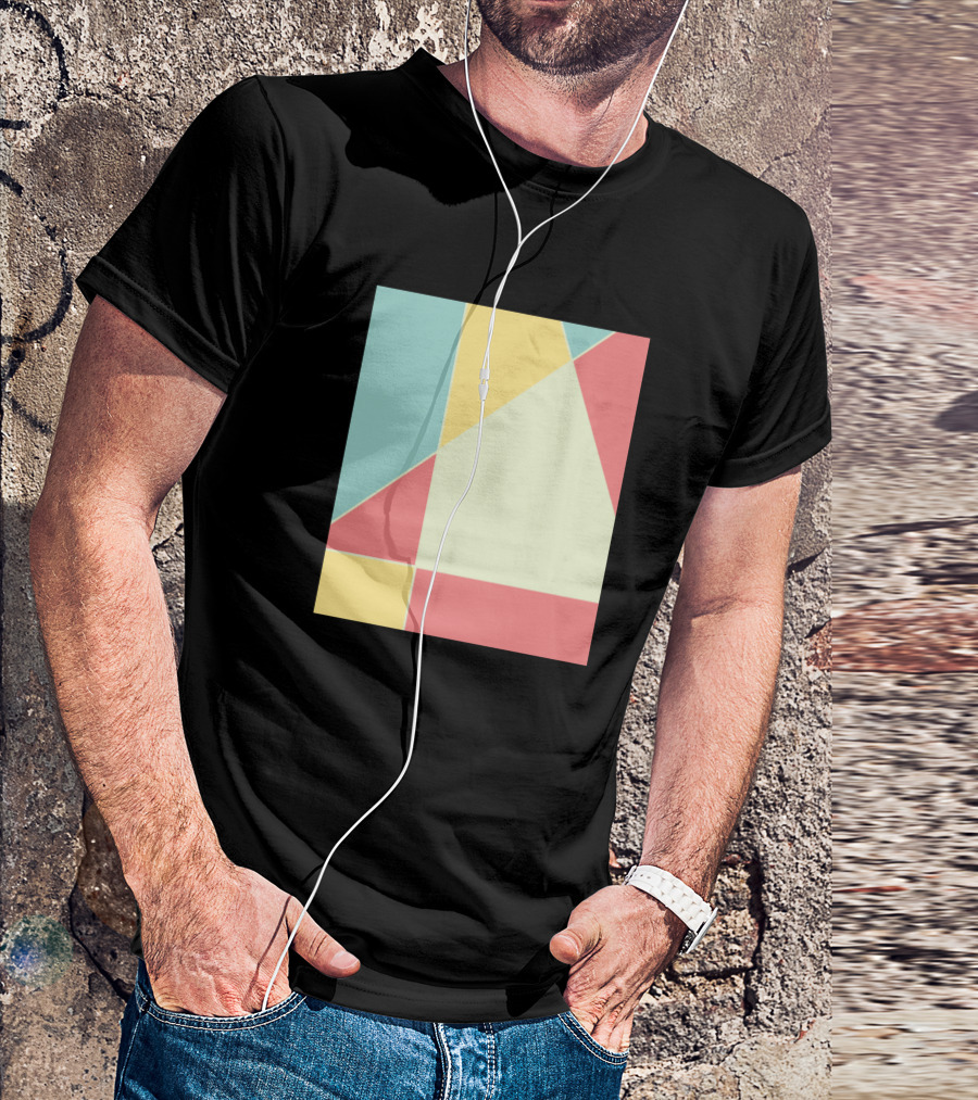 Color Boom Geometric Pattern Order T-Shirt