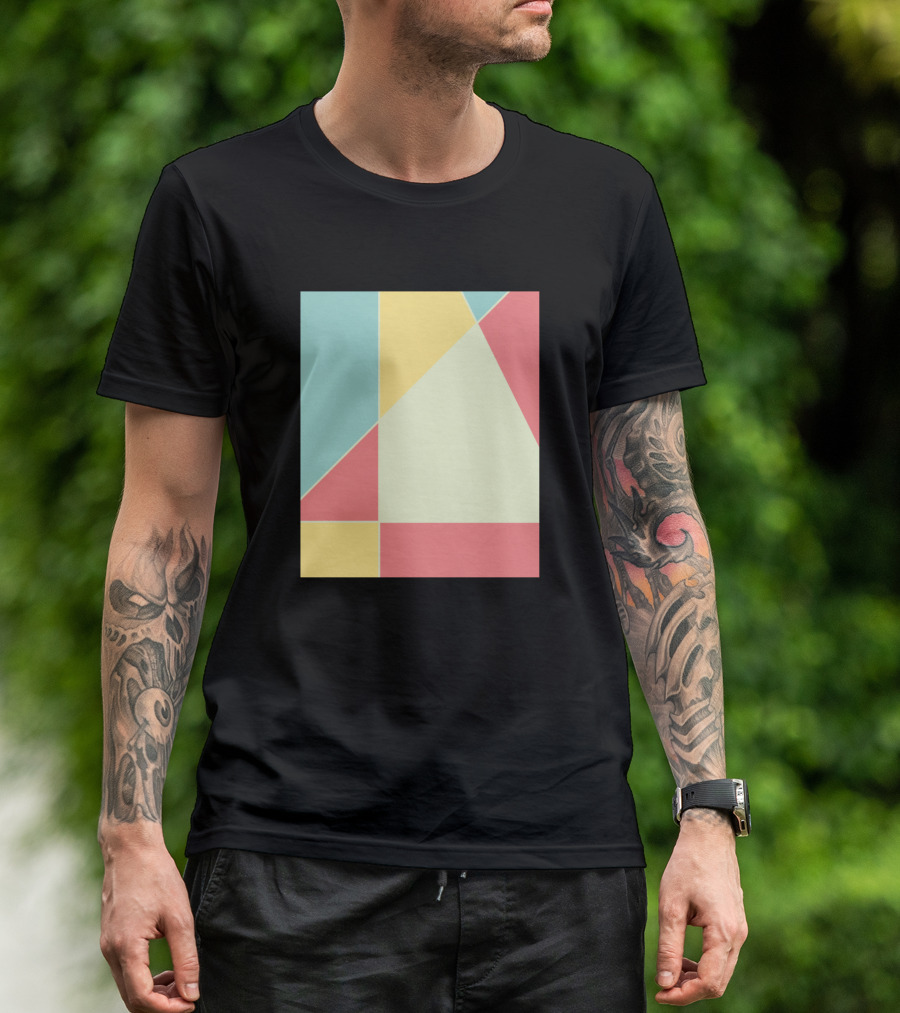 Color Boom Geometric Pattern Order T-Shirt