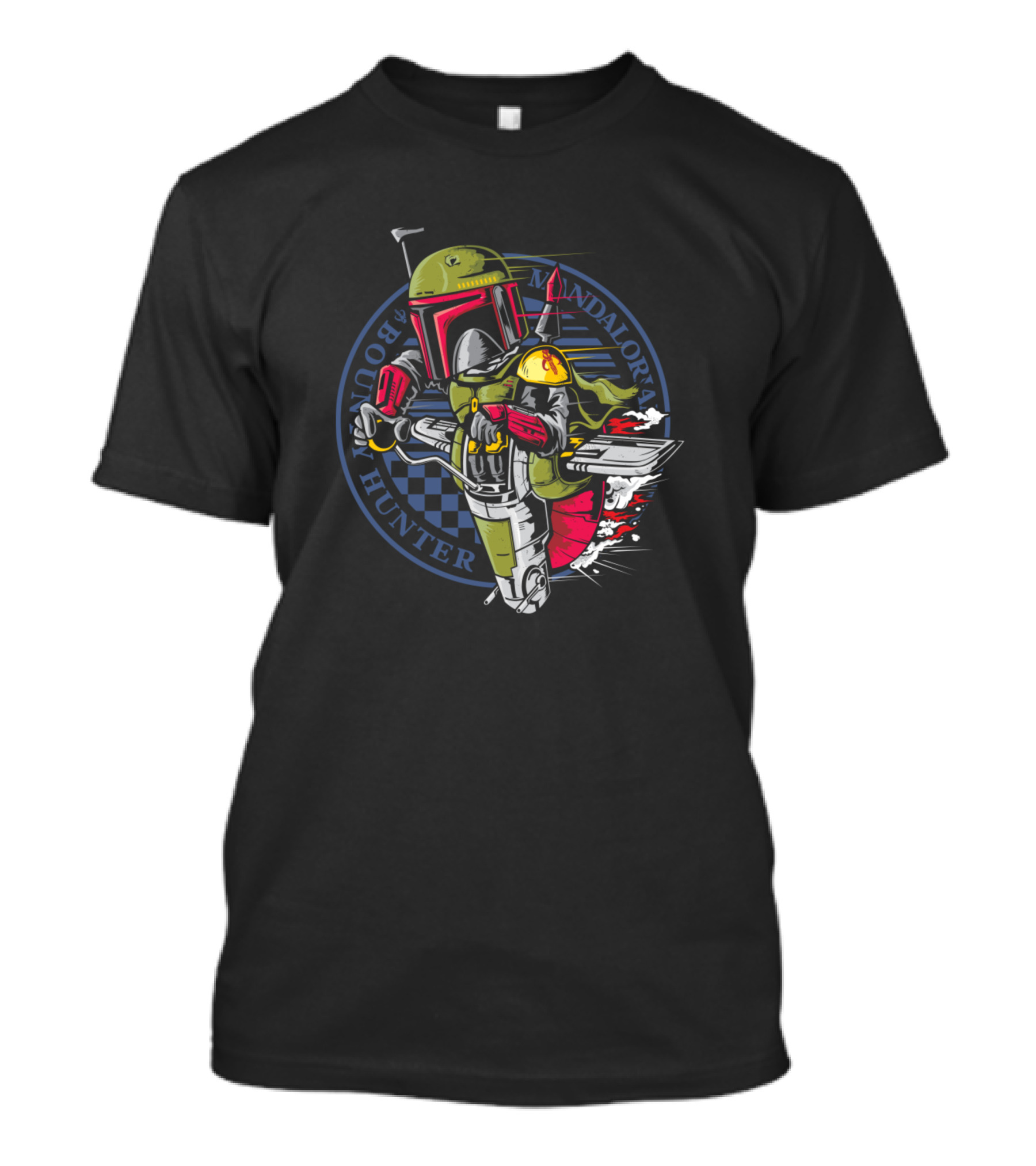 Bounty Hunter Mandalorian Fett Rod T-Shirt
