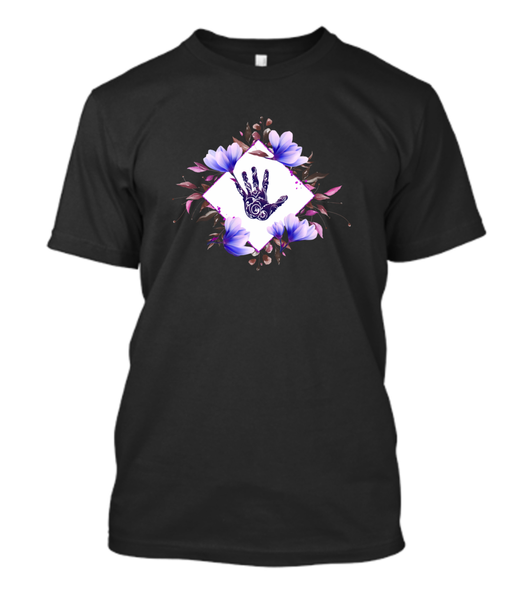 Hand Floral Mandala Blooms T-Shirt