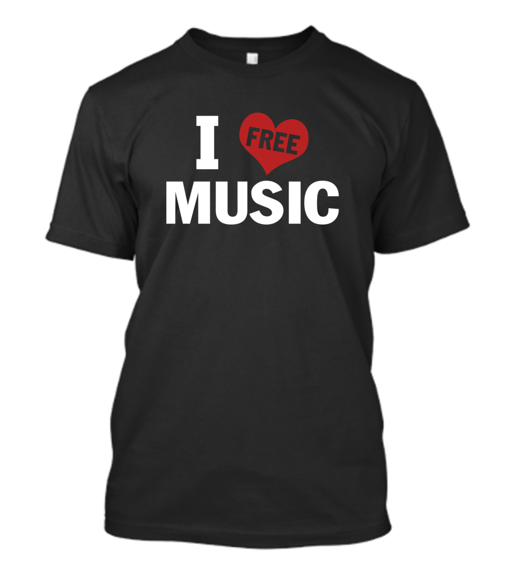 I Heart Free Music T-Shirt