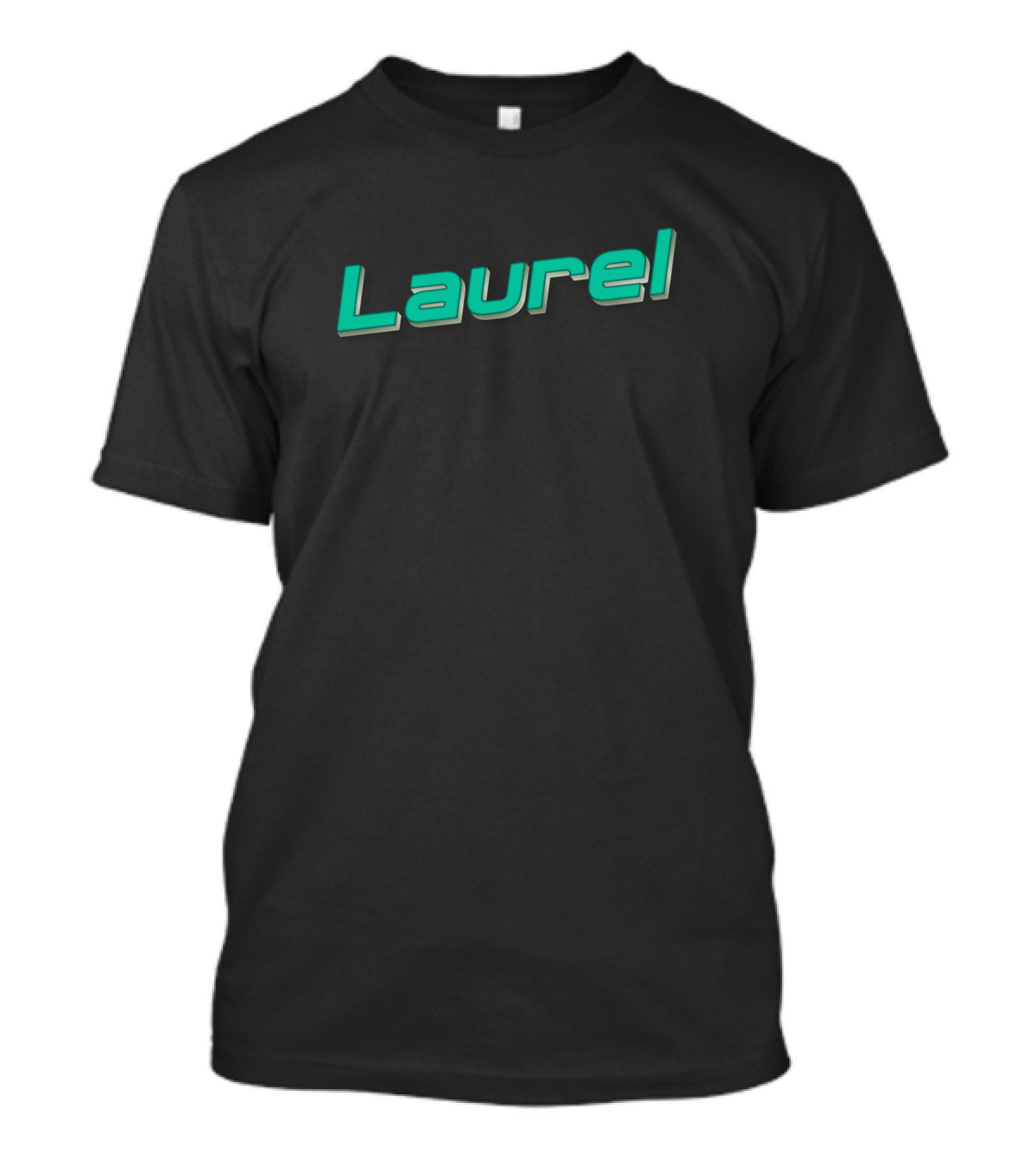 Laurel Retro Futuristic Text T-Shirt