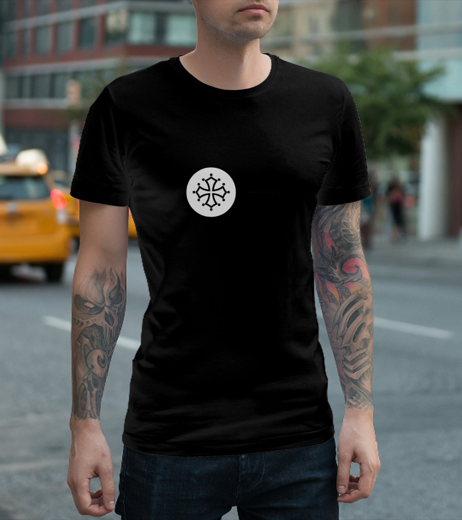 Midi Pyrénées Occitan Cross Mask T-Shirt