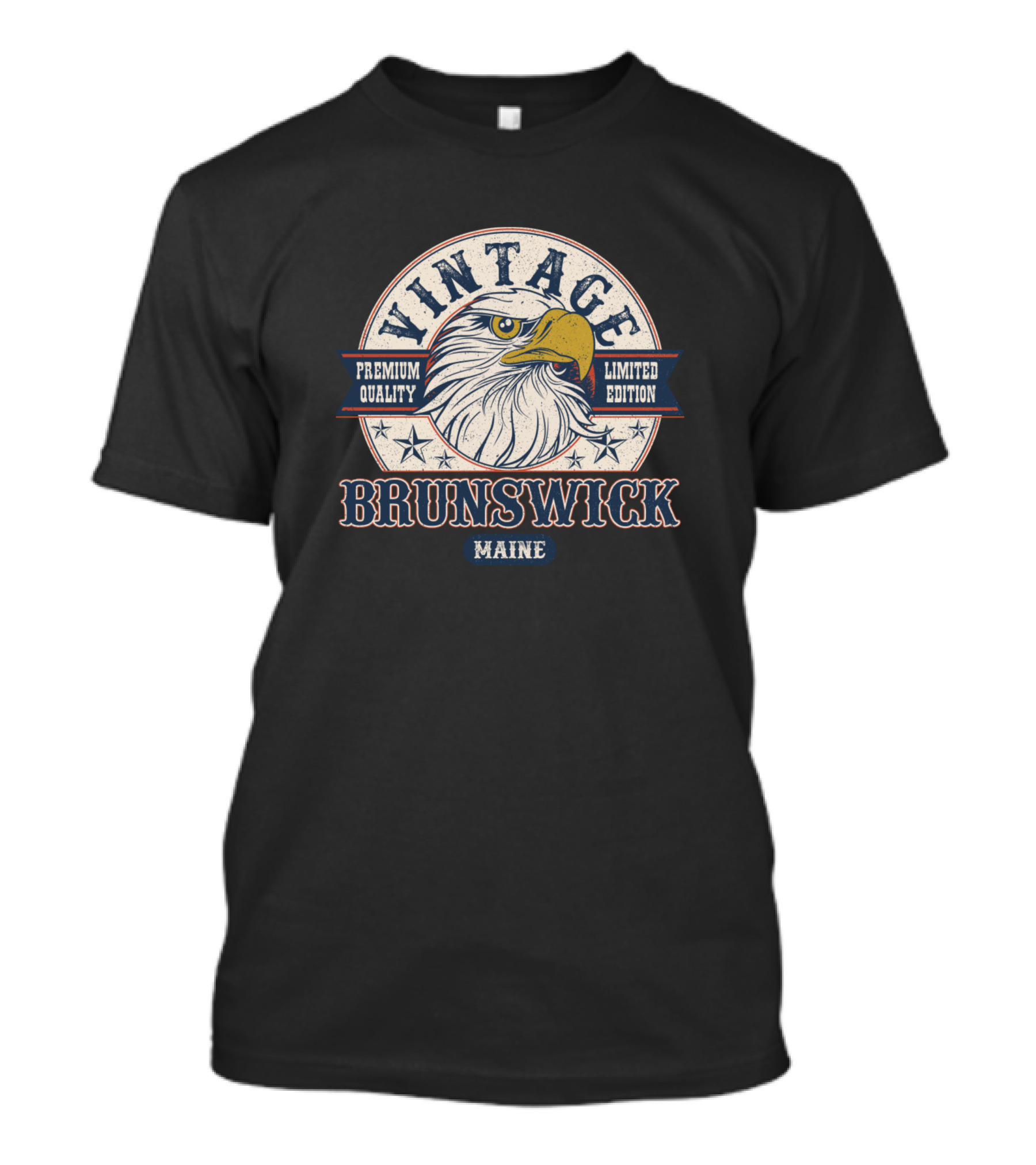 Vintage Brunswick Maine Eagle T-Shirt
