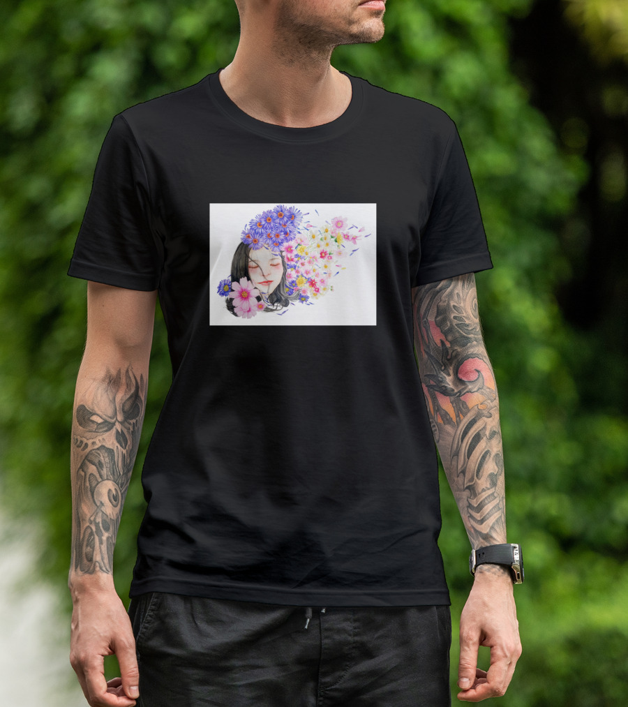 Flower Girl Floral Dream Blossoms T-Shirt