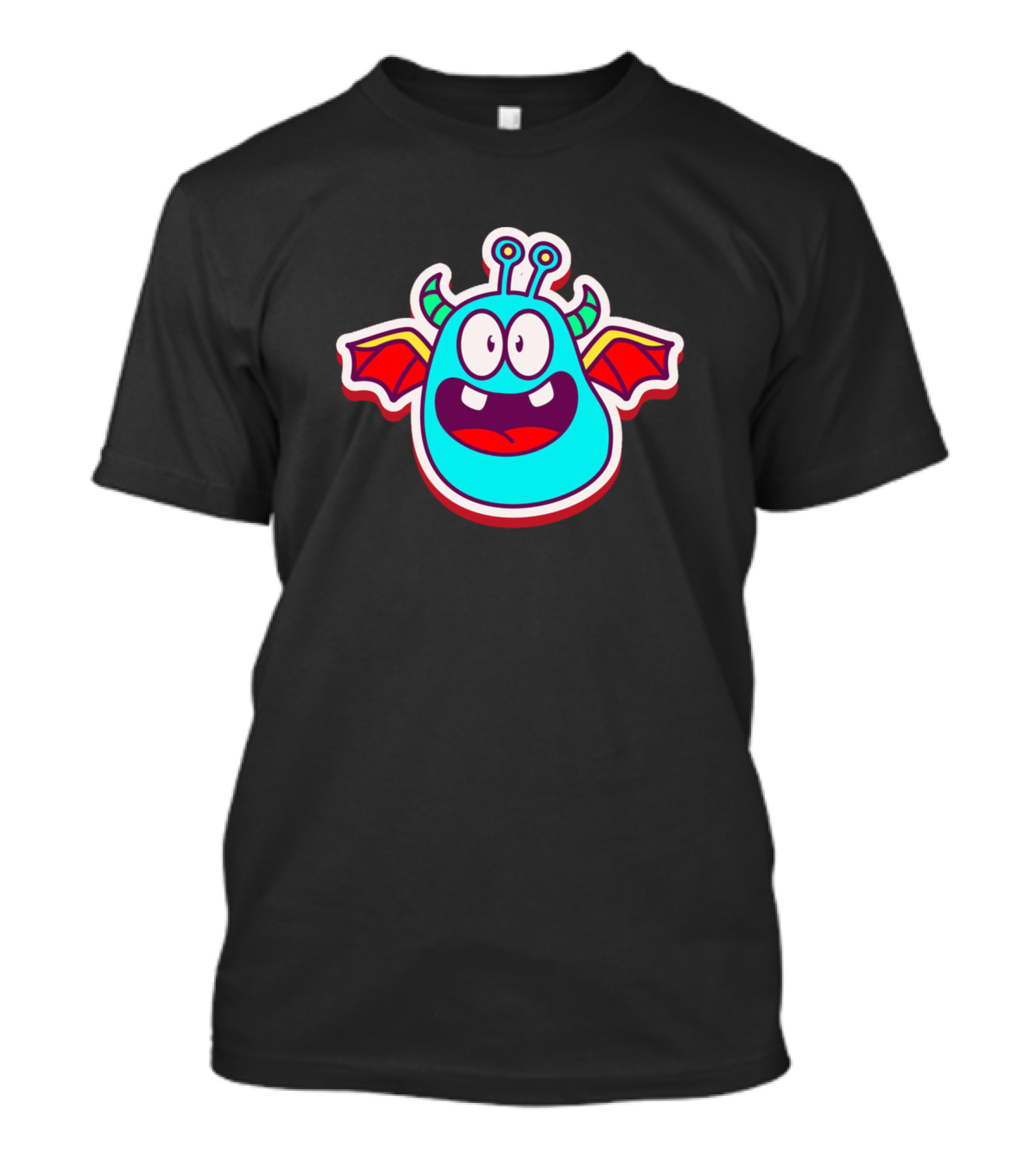 Flying Monster With Wings Cartoon Rn T-Shirt