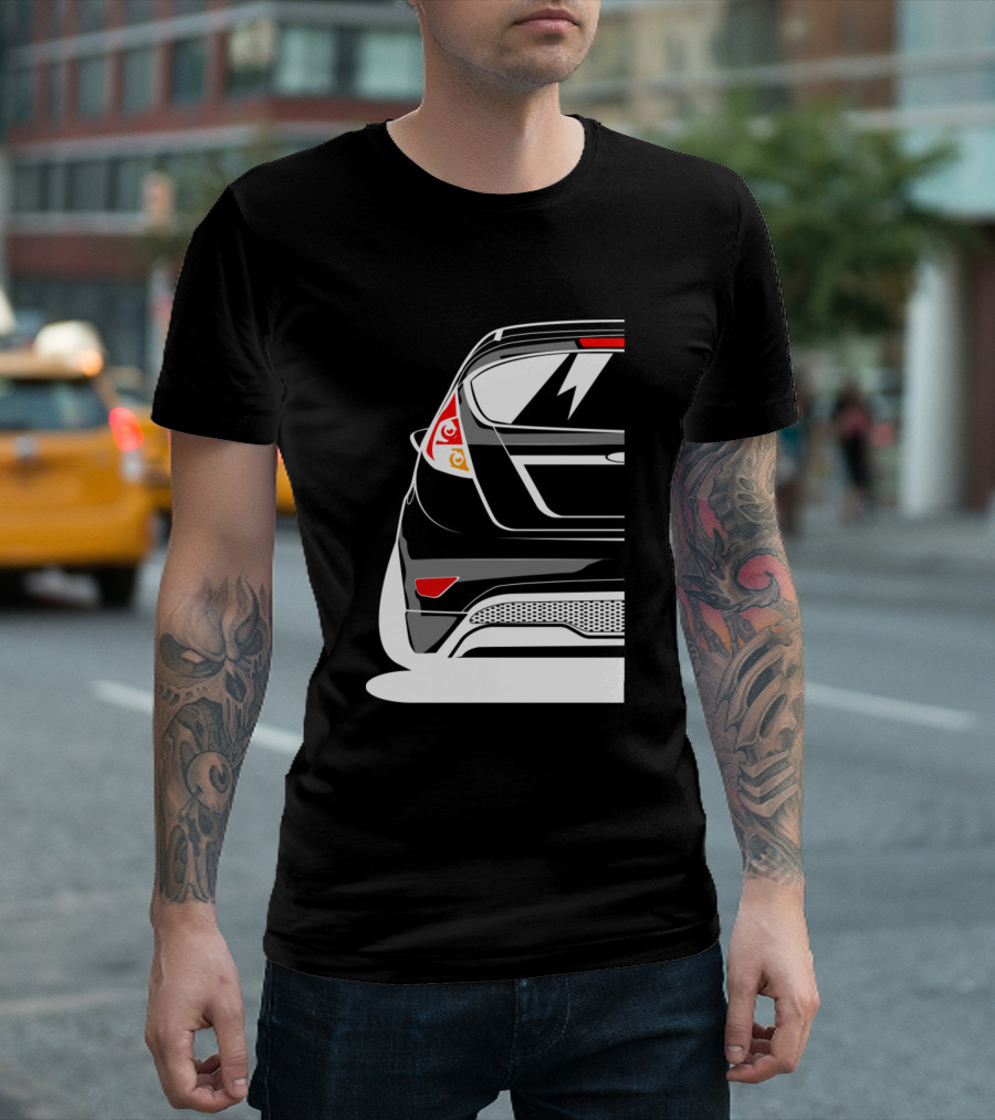 Ford Fiesta 2009 Rear View T-Shirt