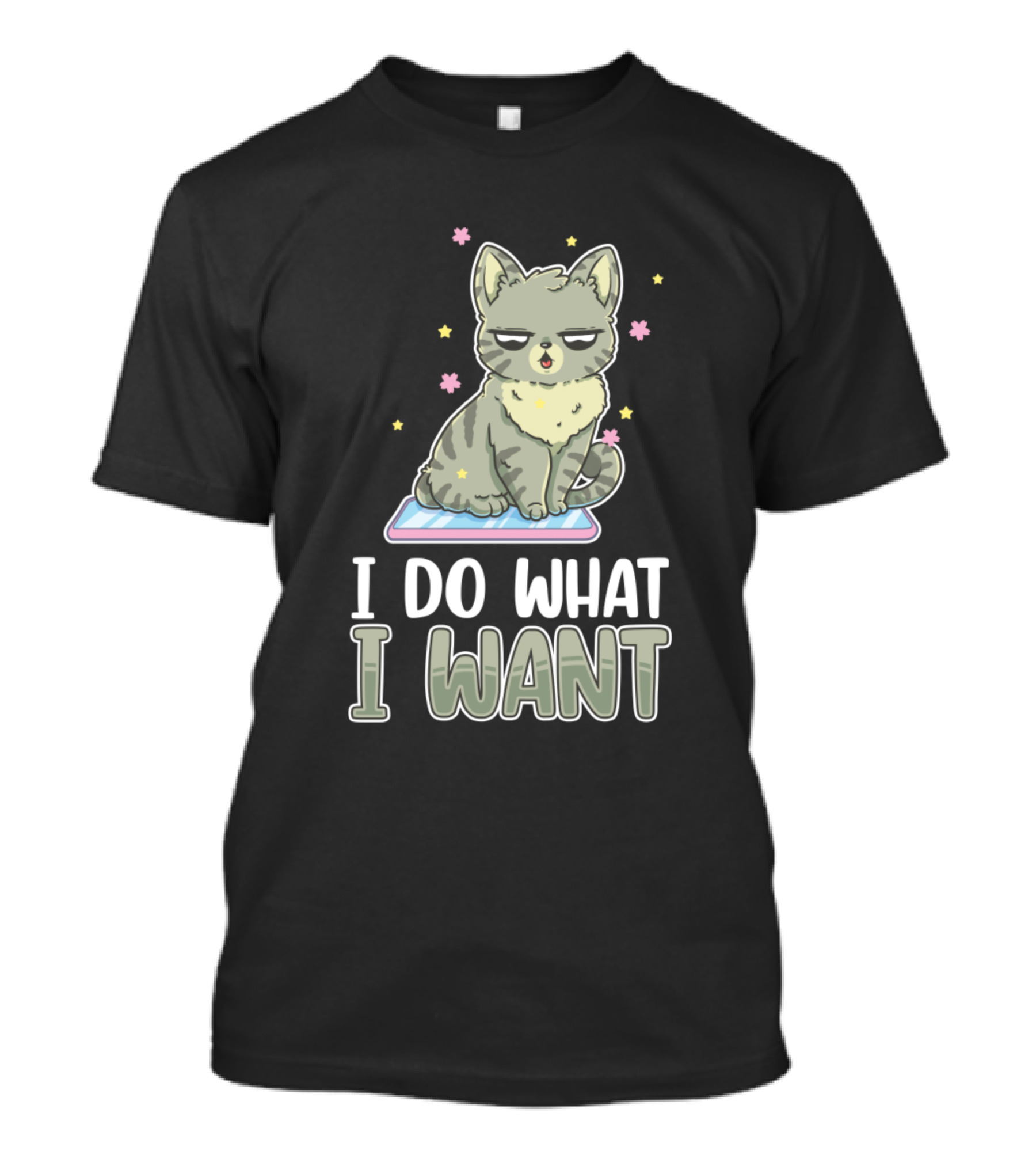 I Do What I Want Kitten Cat Lover Animal T-Shirt