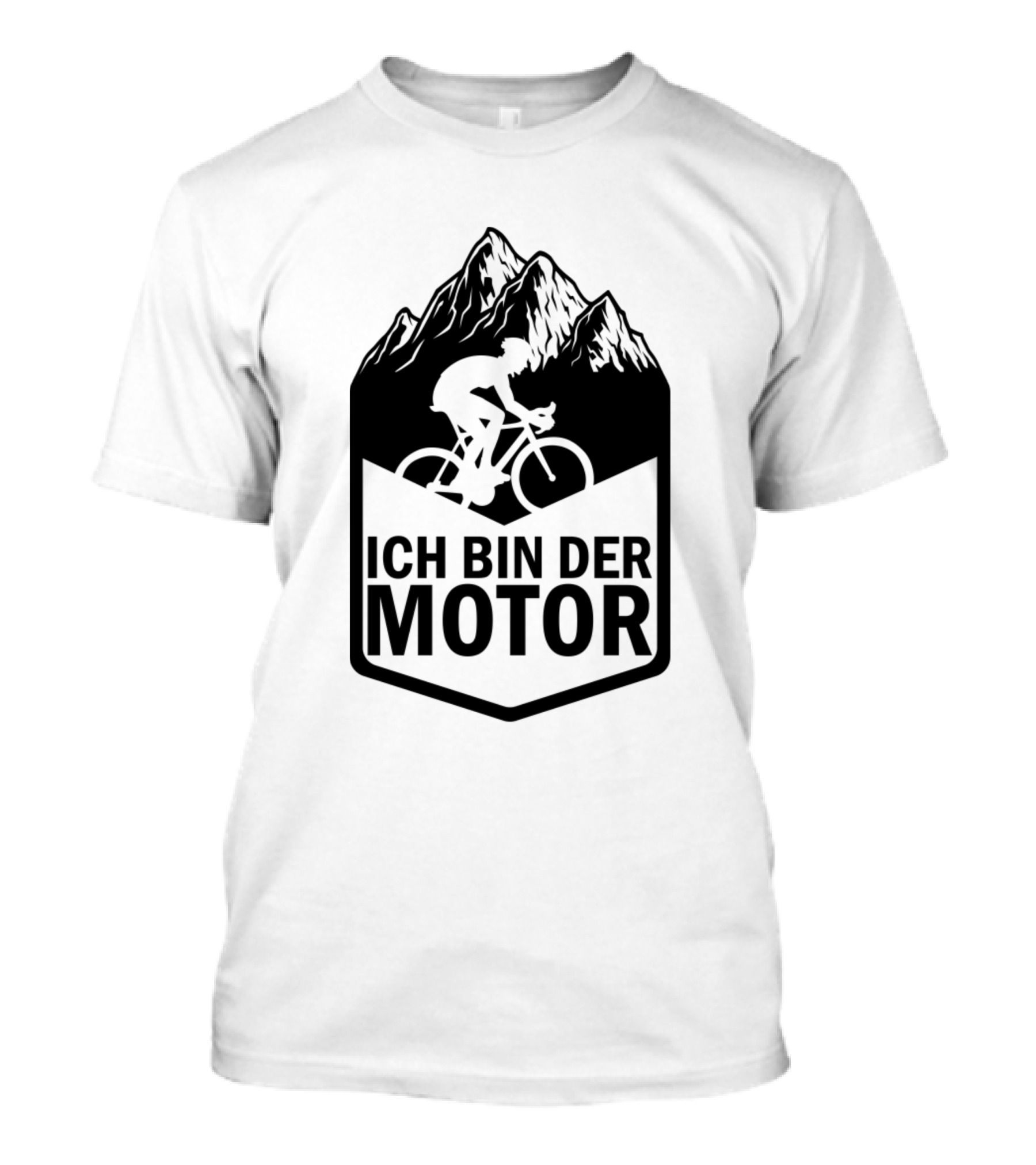 I Am The Motor Cyclist Mountain Racing Bike T-Shirt