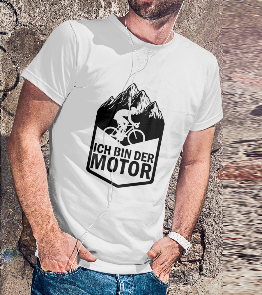 I Am The Motor Cyclist Mountain Racing Bike T-Shirt