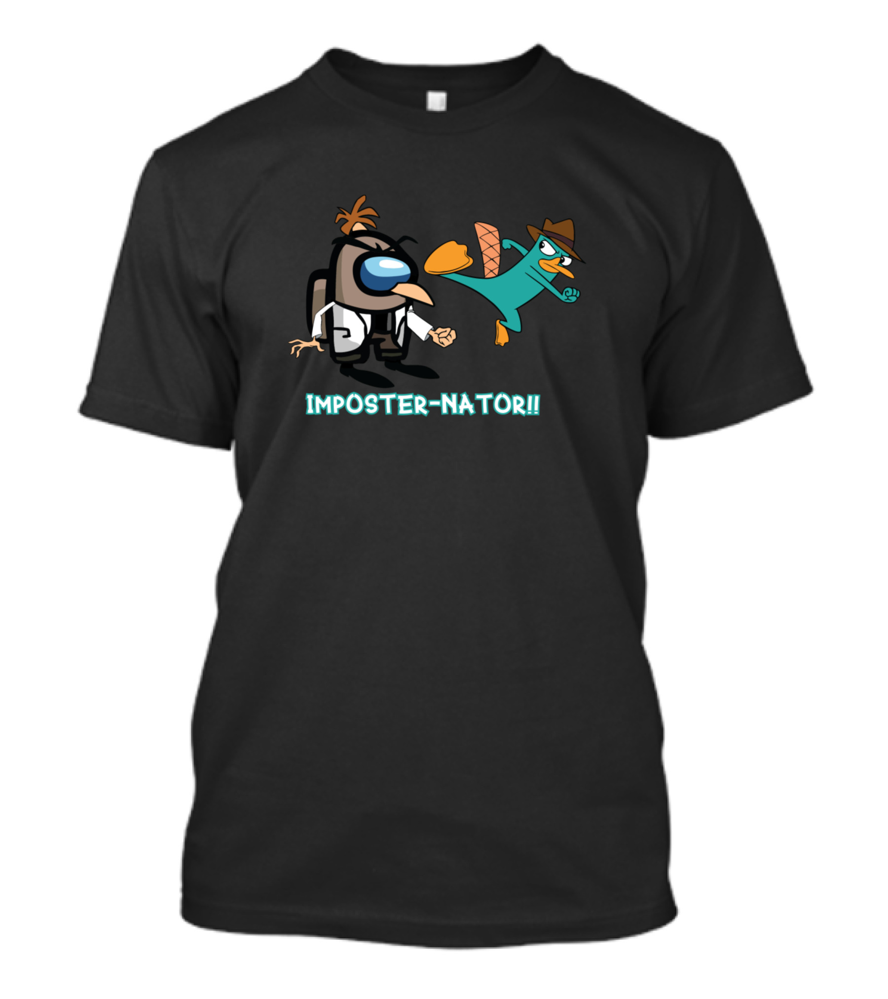 Imposter-Nator Perry Among Us Crossover T-Shirt