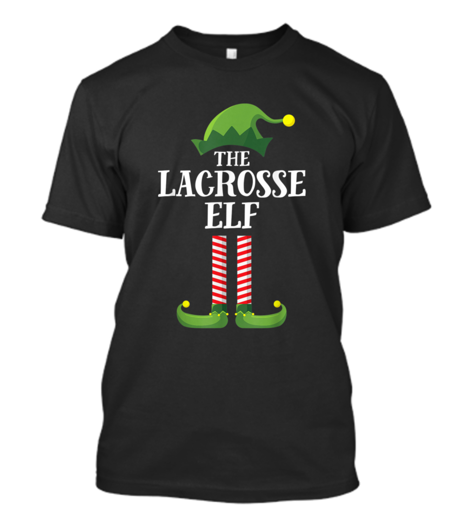 The Lacrosse Elf Matching Family Christmas Party Group T-Shirt