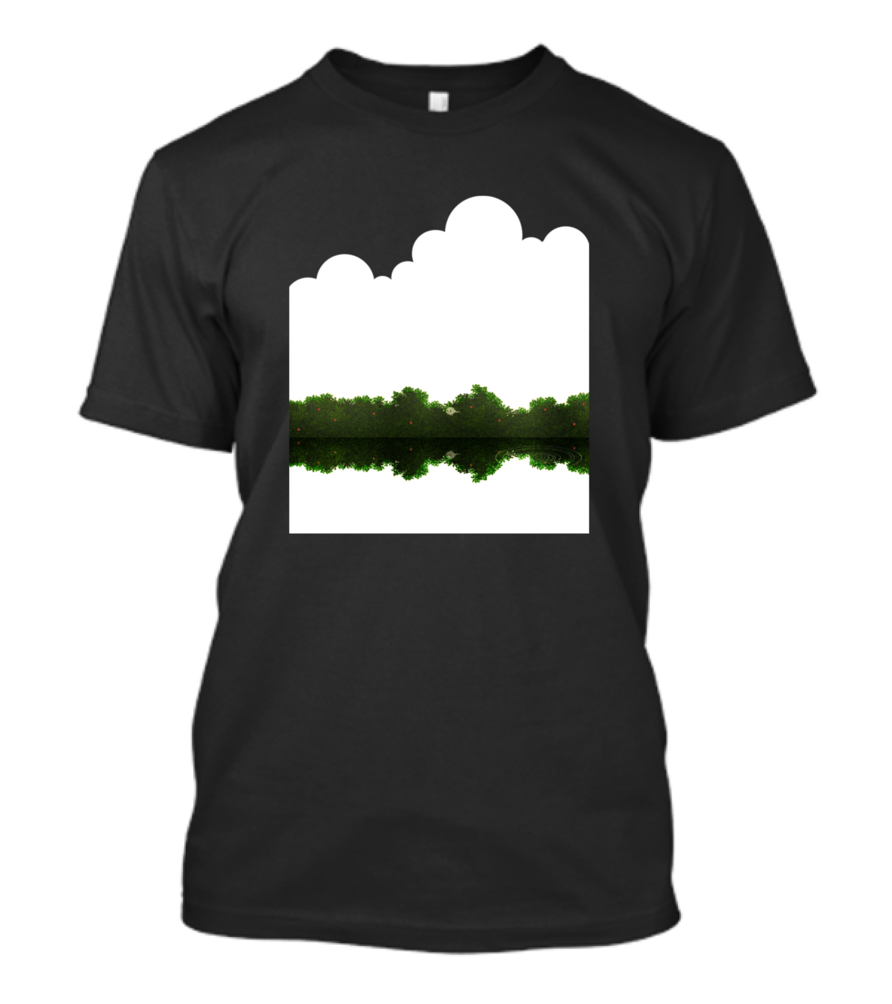 Lonely Tamsea Cloud Reflection Landscape T-Shirt