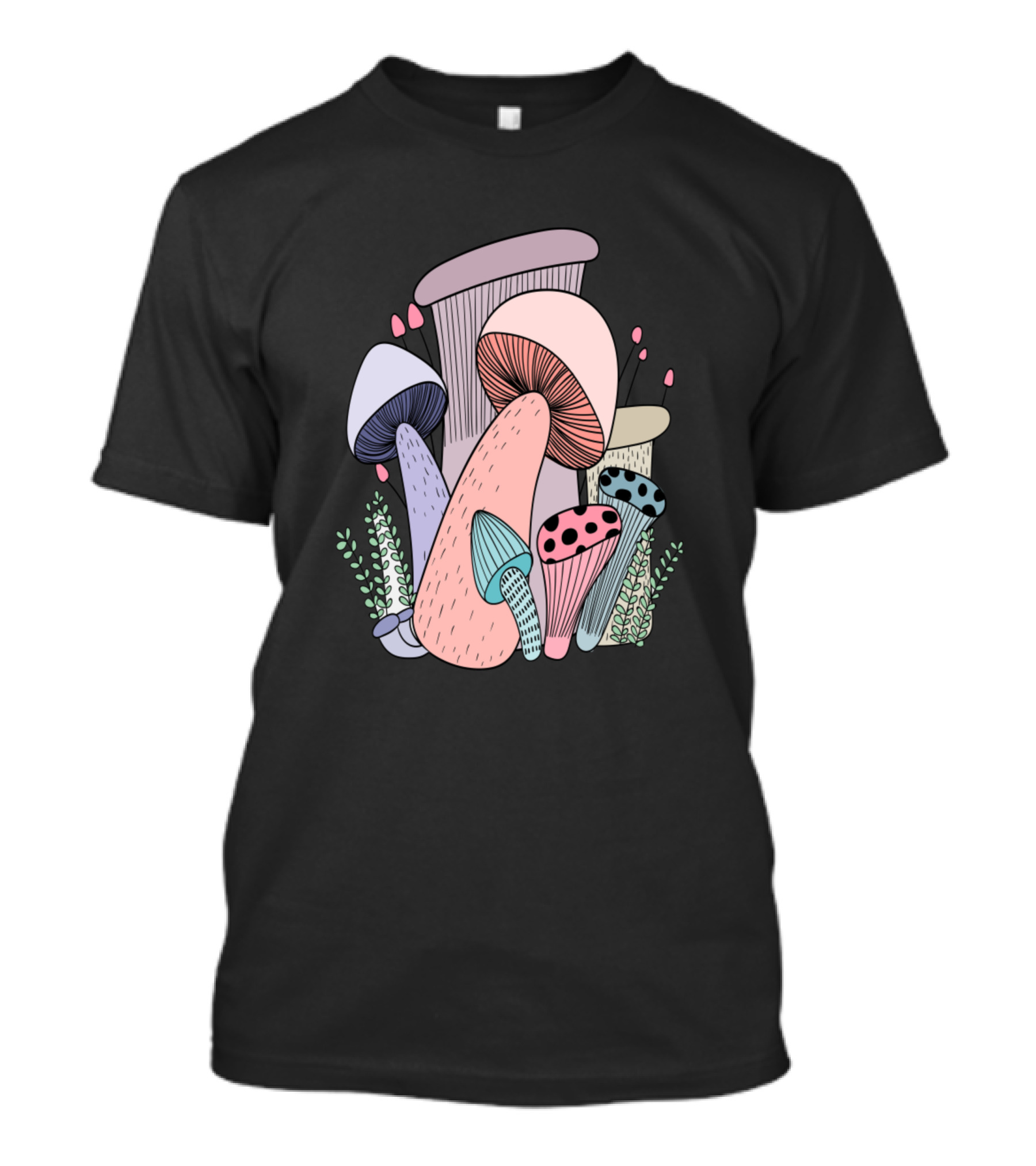 Mashroom Space Psychedelic Mushroom Fantasy T-Shirt