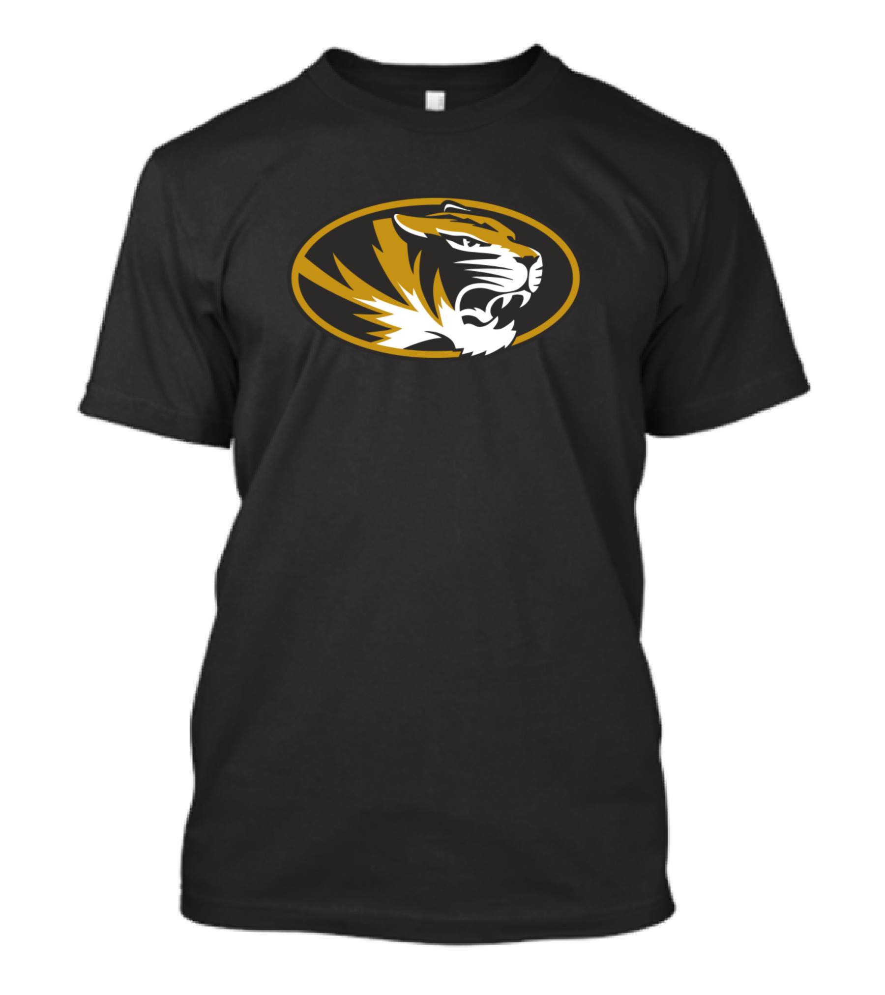 Missouri Tigers Logo Oval Tiger Head T-Shirt