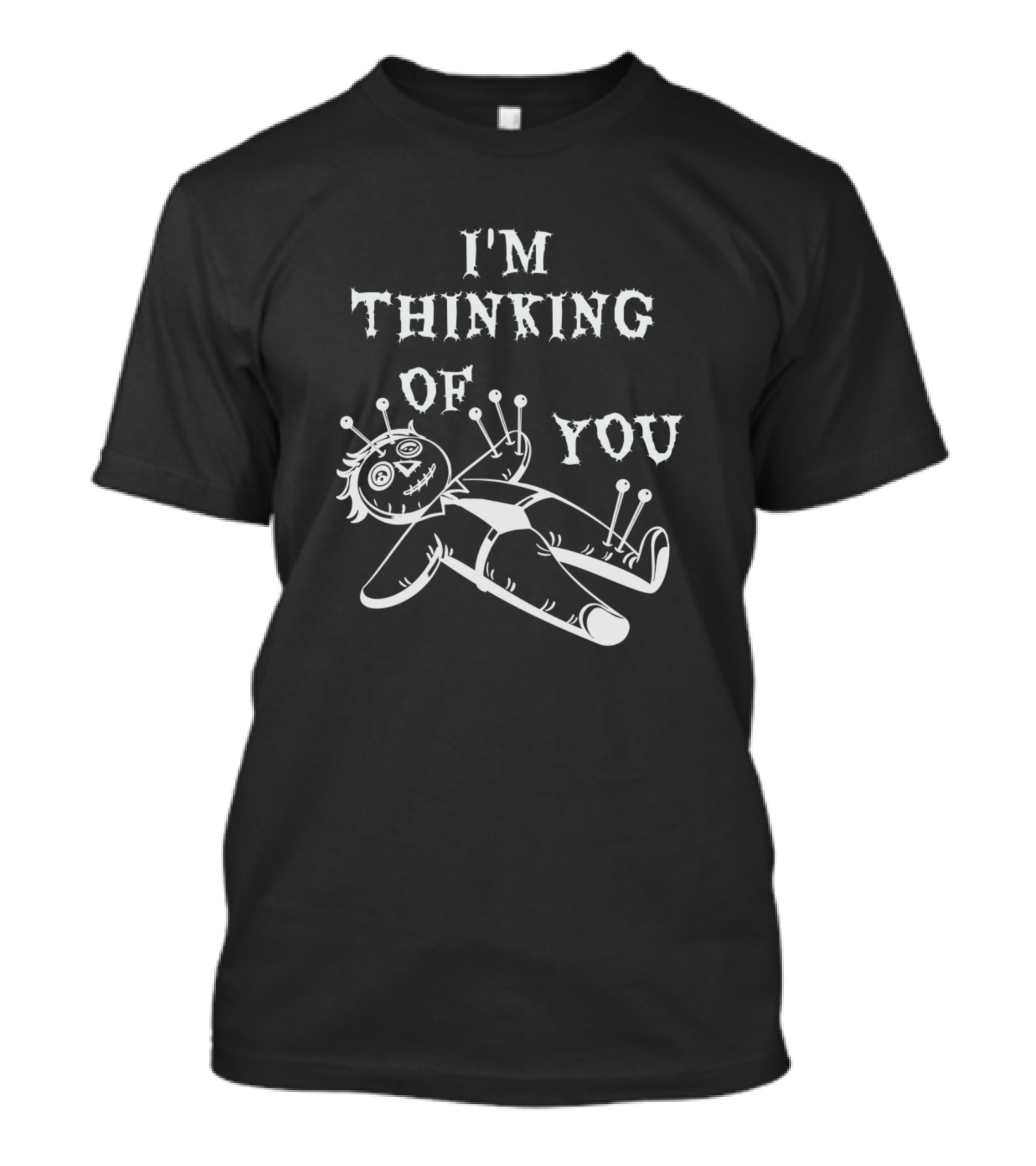 Pastel Goth Cute And Creepy Voodoo Doll I'm Thinking Of You T-Shirt