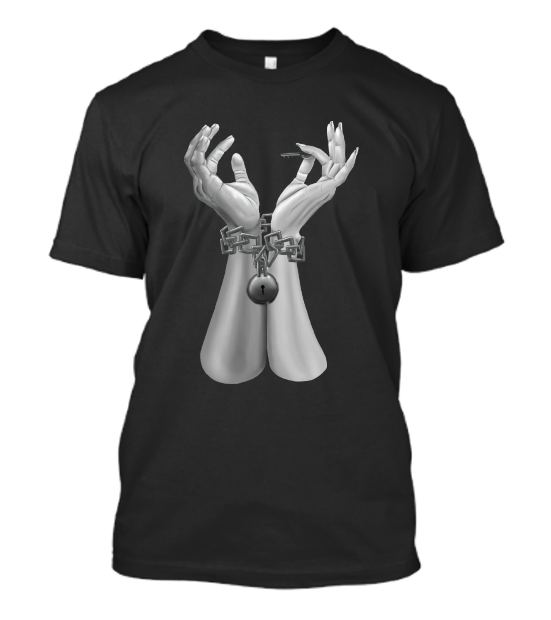 Rissa And Quan Hands With Chains And Key T-Shirt
