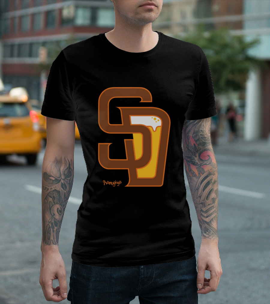 San Diego Beer Baseball SD Namginga T-Shirt
