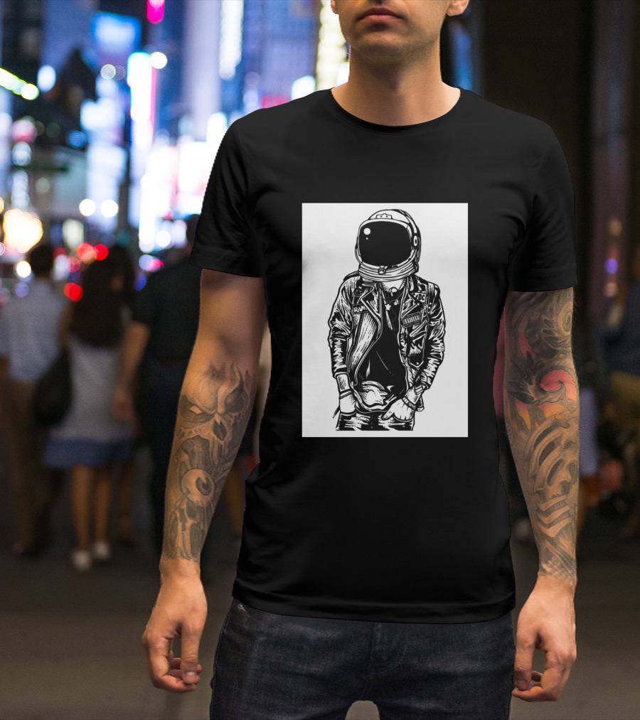Space Punkster Astronaut Rock T-Shirt