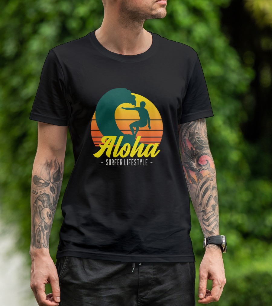 Aloha Surfer Lifestyle T-Shirt