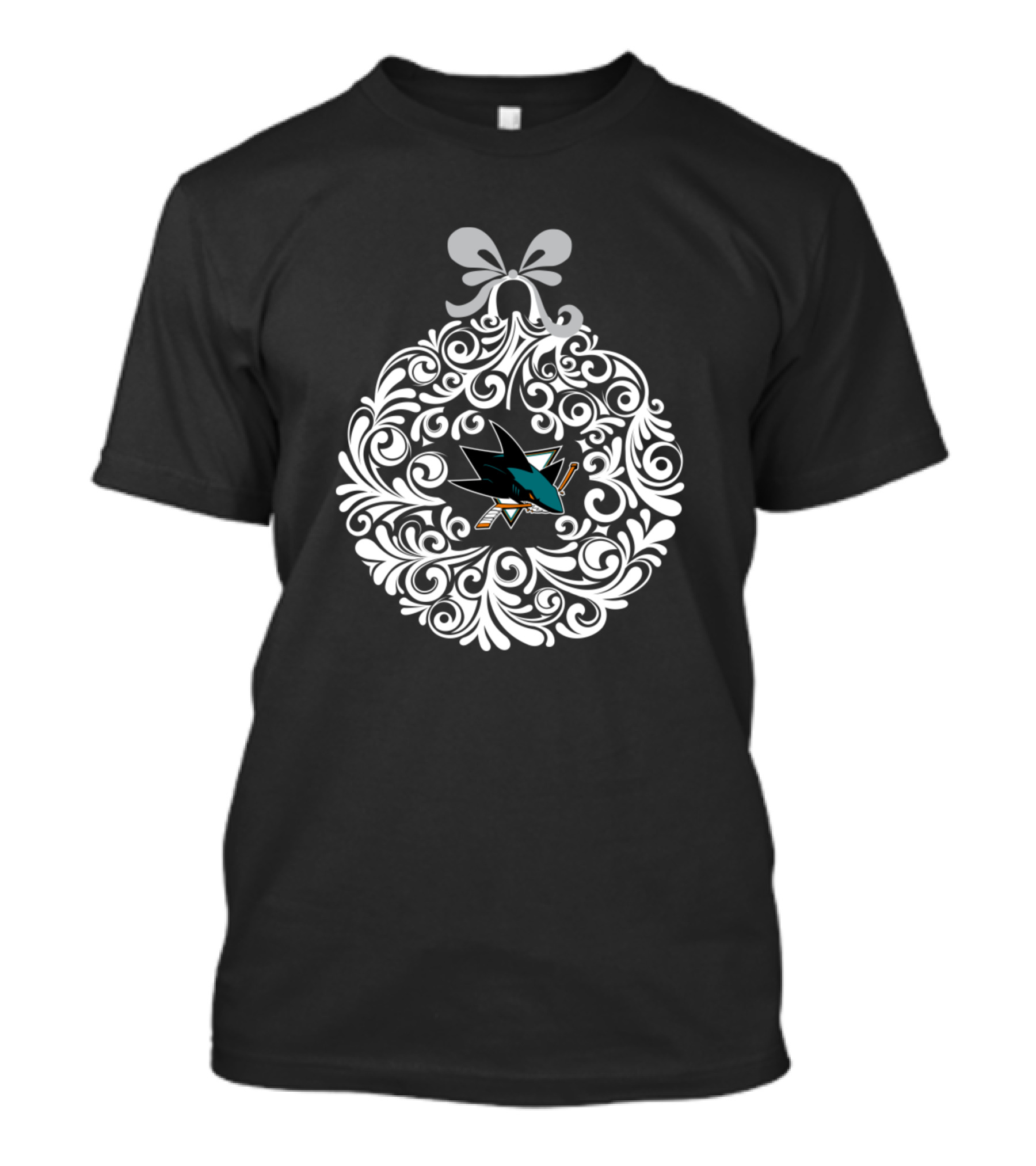 San Jose Sharks Christmas Ball T-Shirt